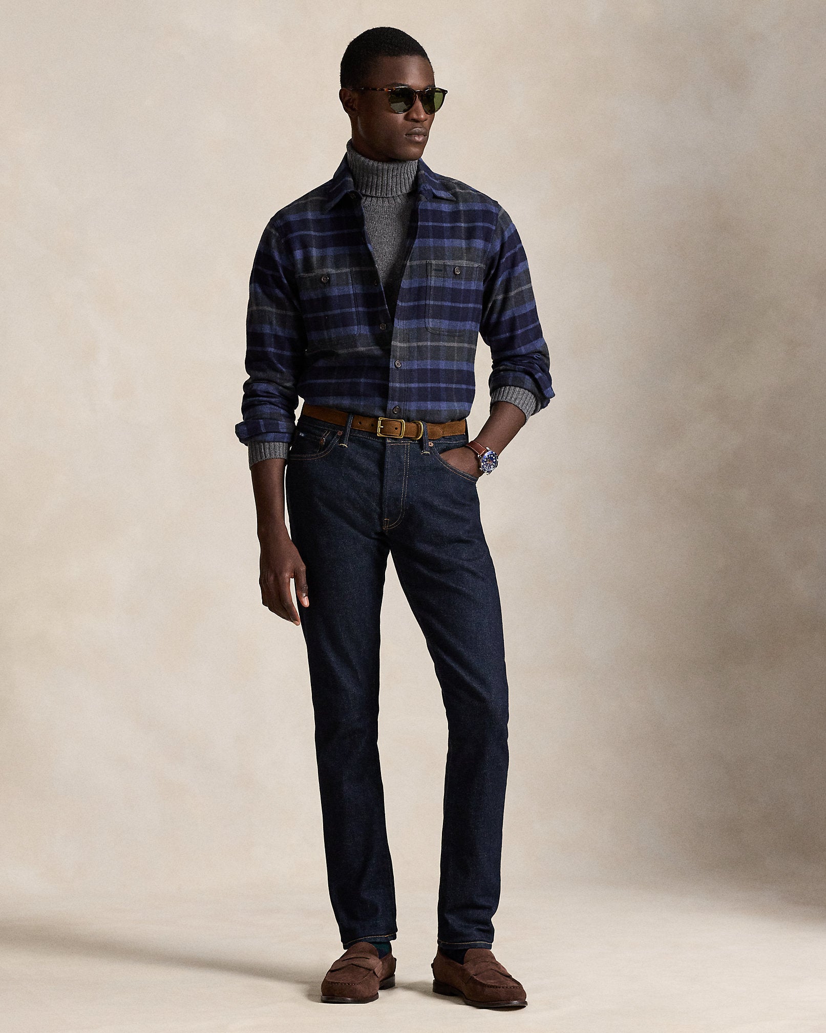 Ralph Lauren Classic Fit Plaid Twill Workshirt