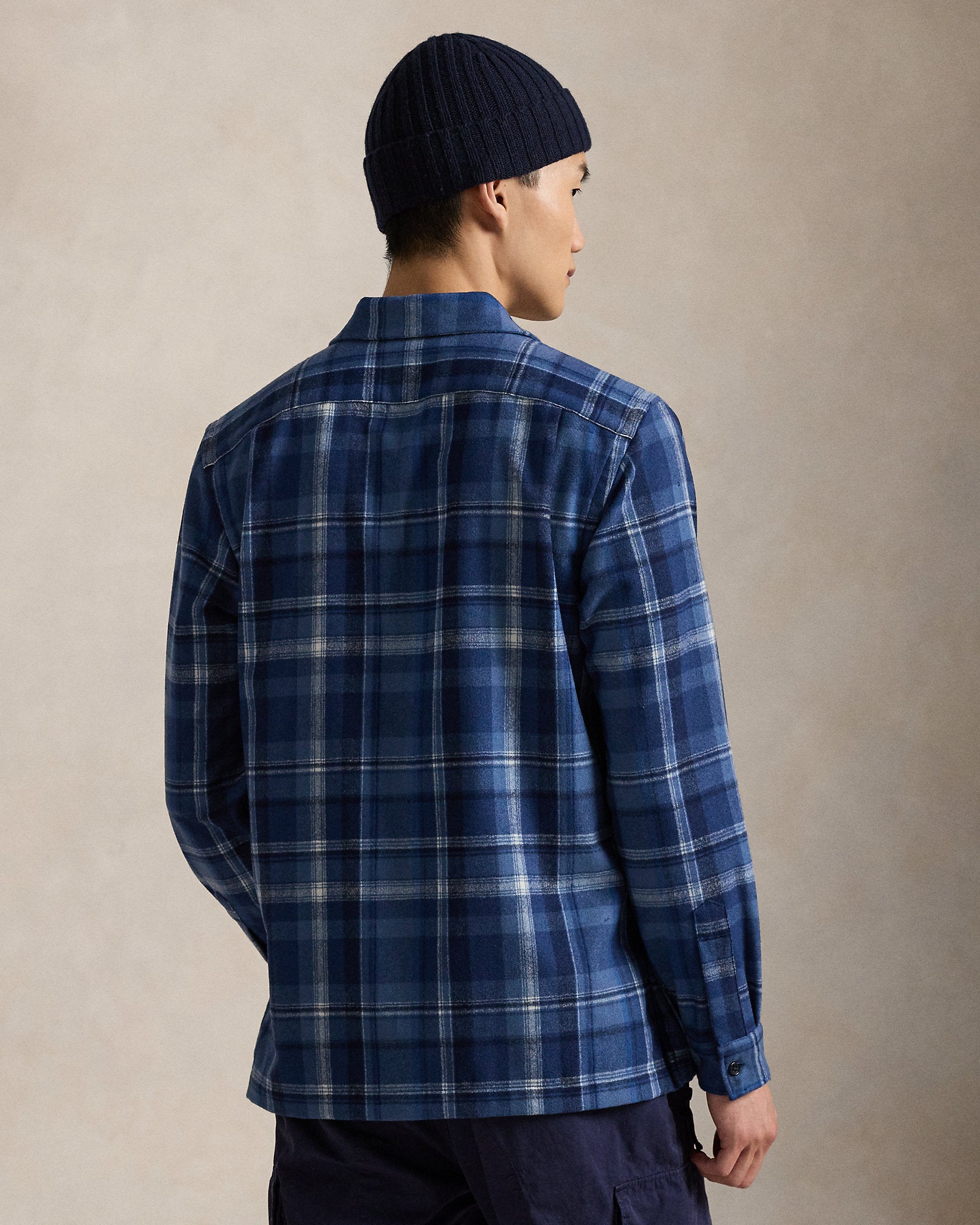 Ralph Lauren Classic Fit Plaid Wool Shirt