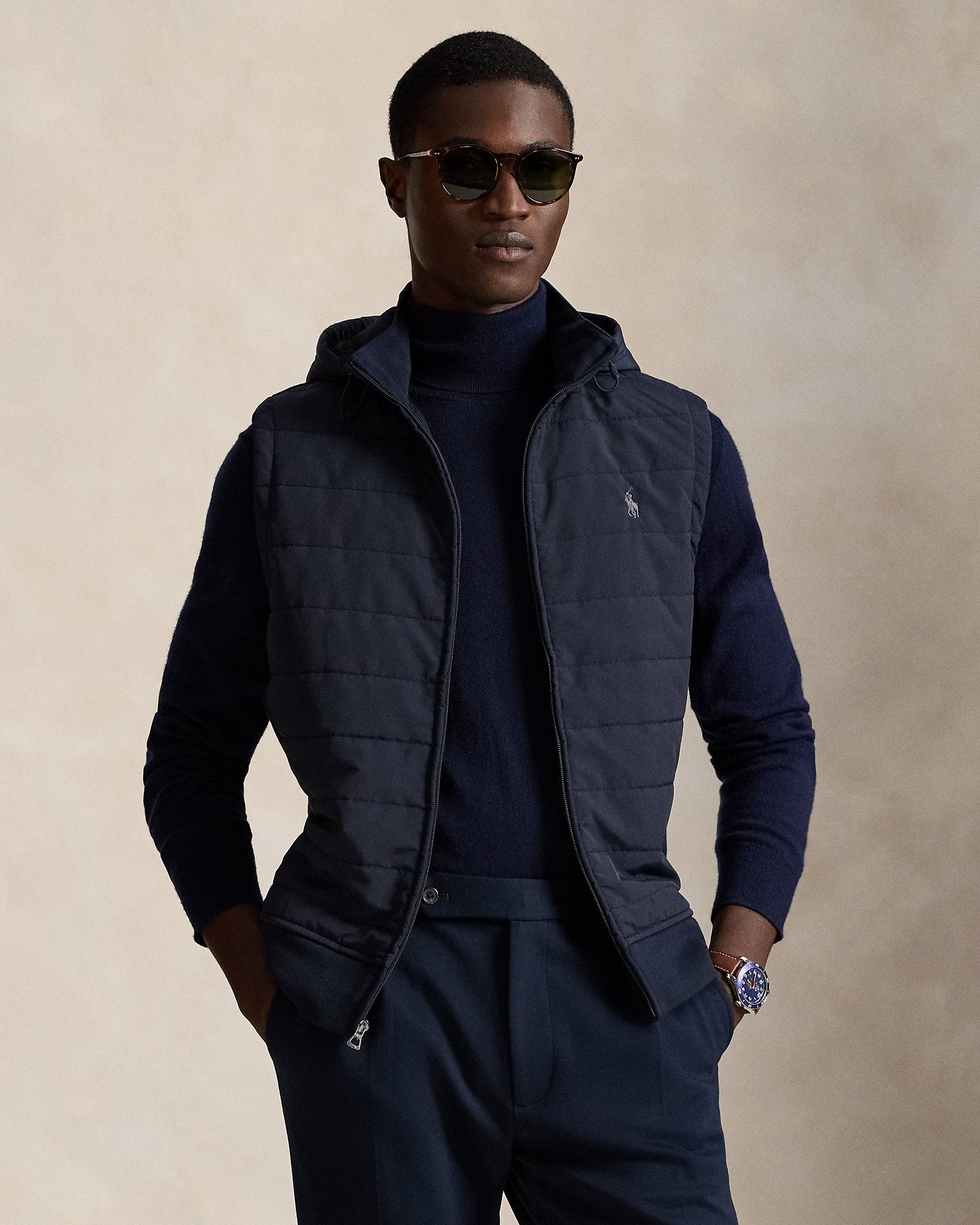 Ralph Lauren Hybrid Hooded Vest