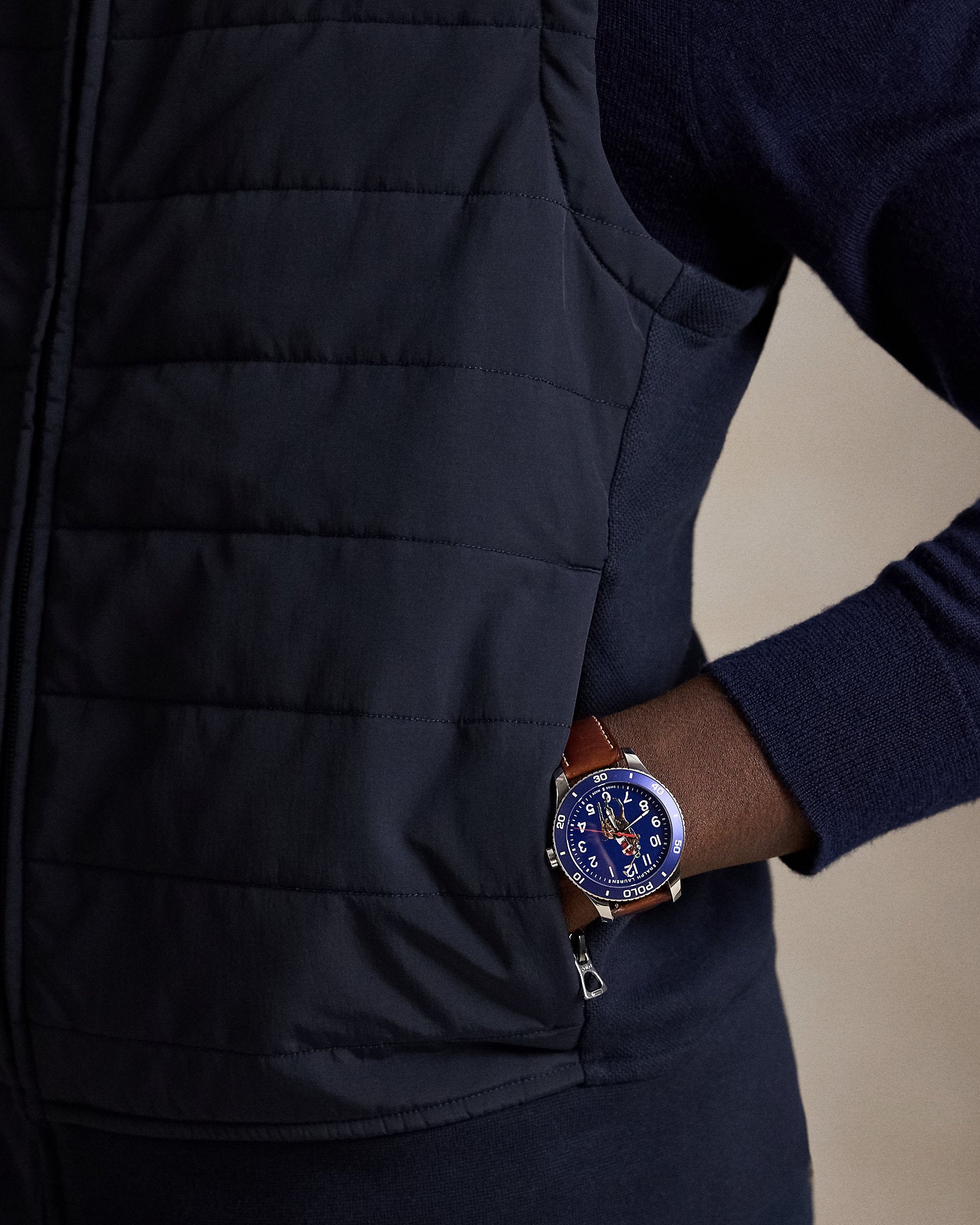 Ralph Lauren Hybrid Hooded Vest