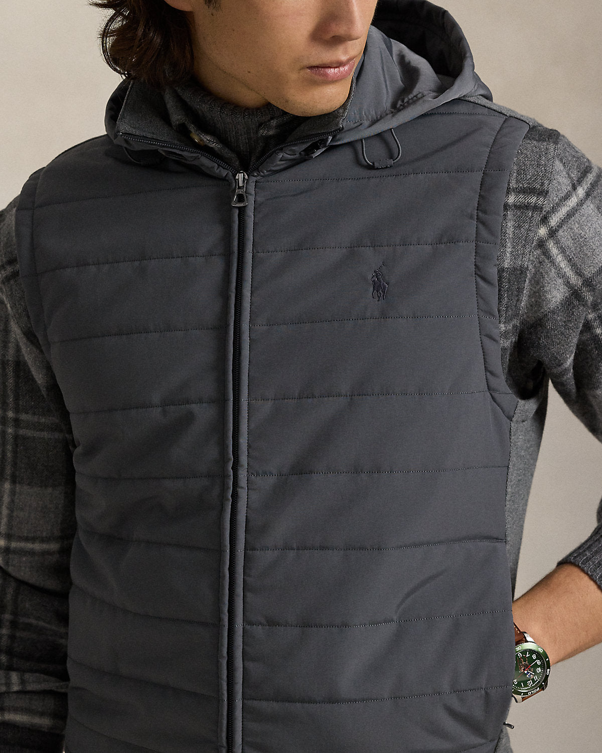 Ralph Lauren Hybrid Hooded Vest