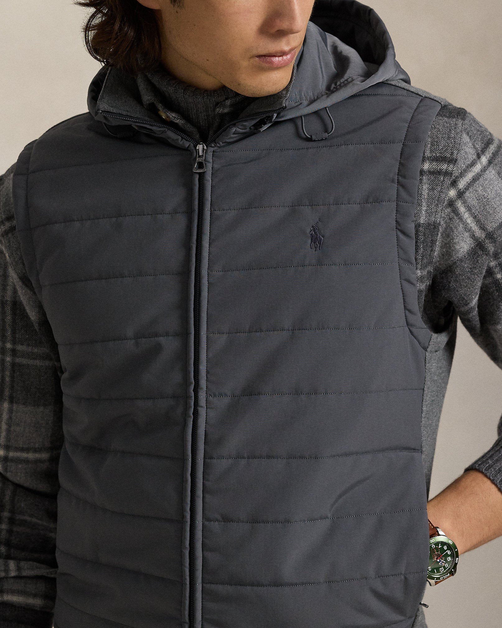 Ralph Lauren Hybrid Hooded Vest