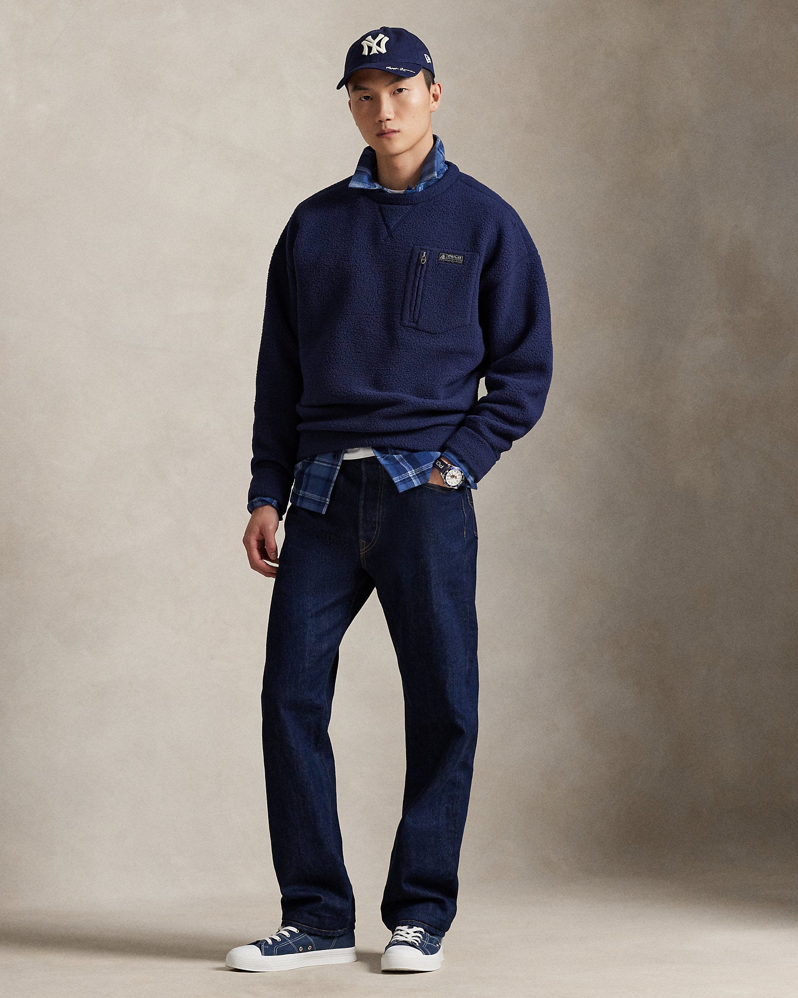 Ralph Lauren Relaxed Fit Pile Fleece Sweatshirt