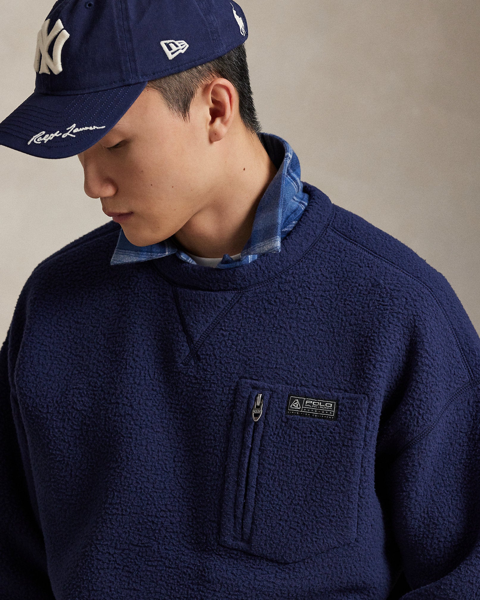 Ralph Lauren Relaxed Fit Pile Fleece Sweatshirt