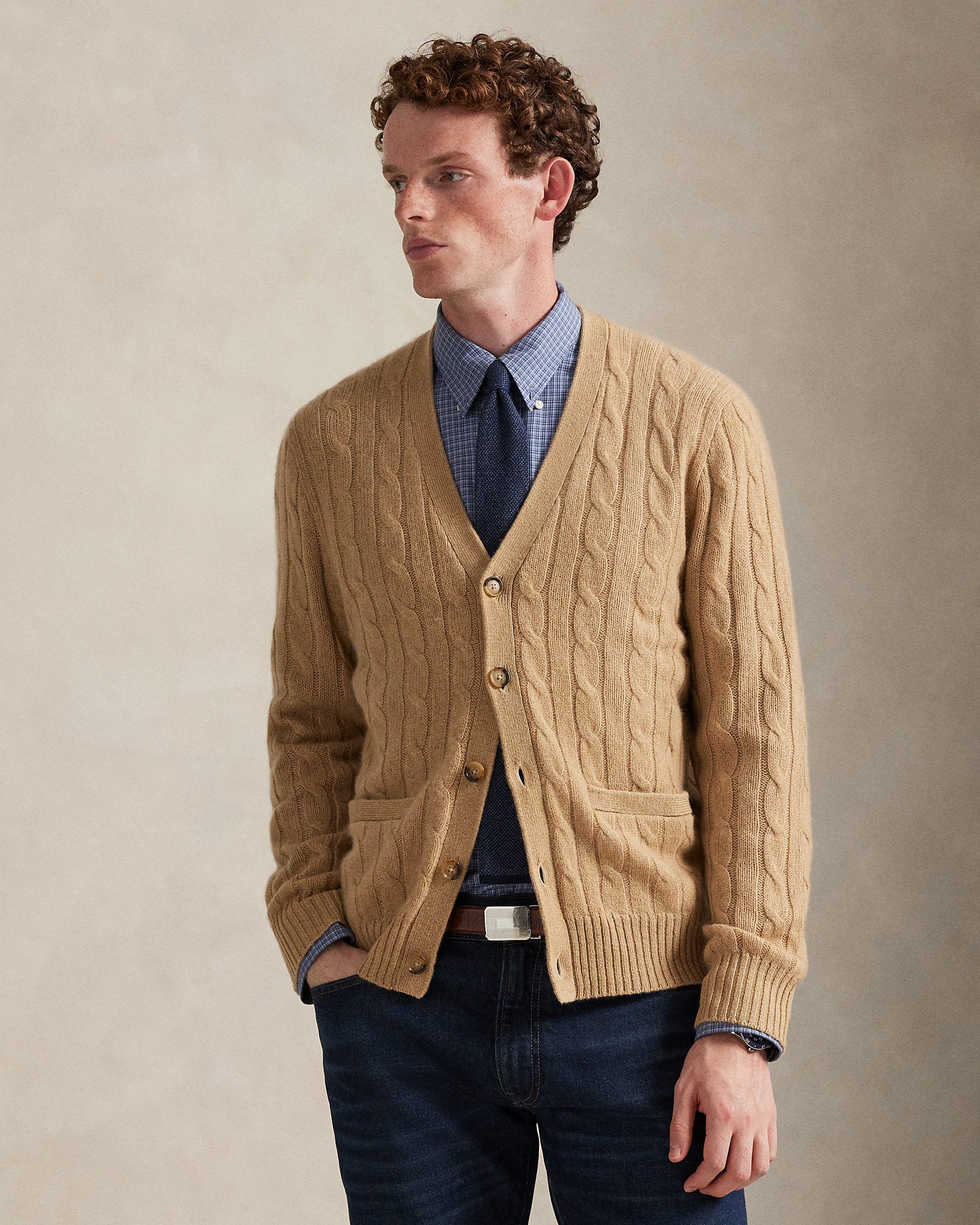 Ralph Lauren CableKnit Cashmere Cardigan