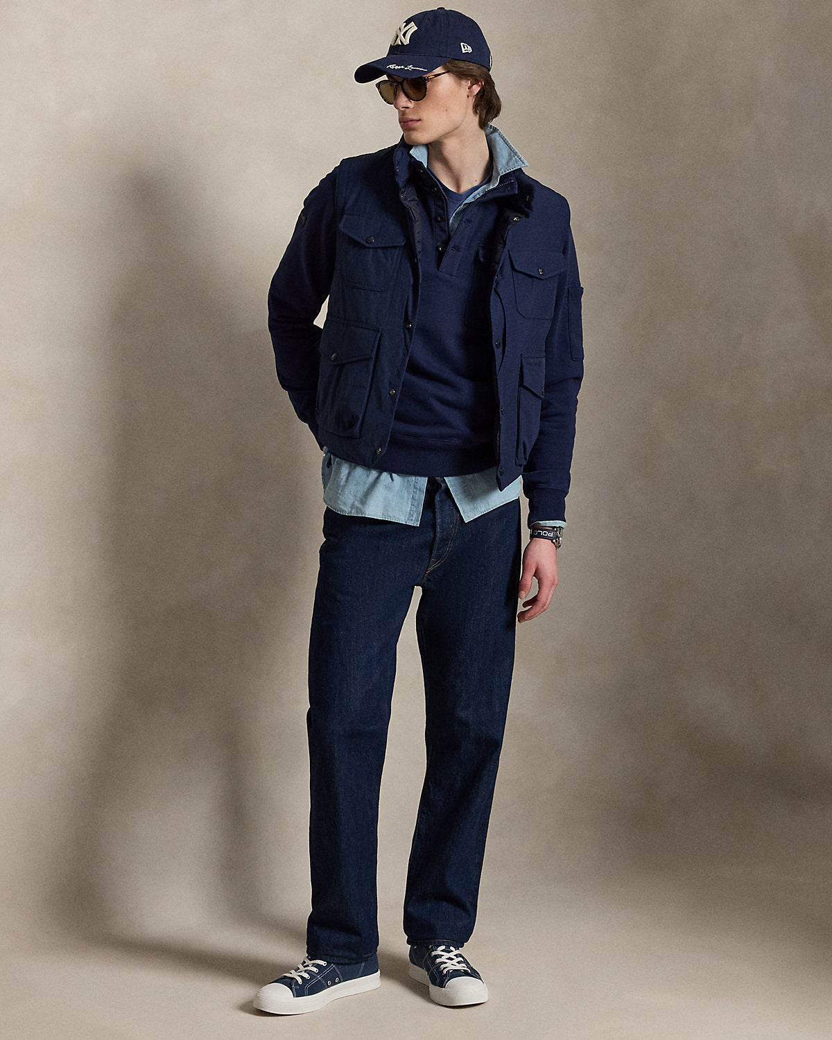 Ralph Lauren Loopback Fleece Utility Sweatshirt