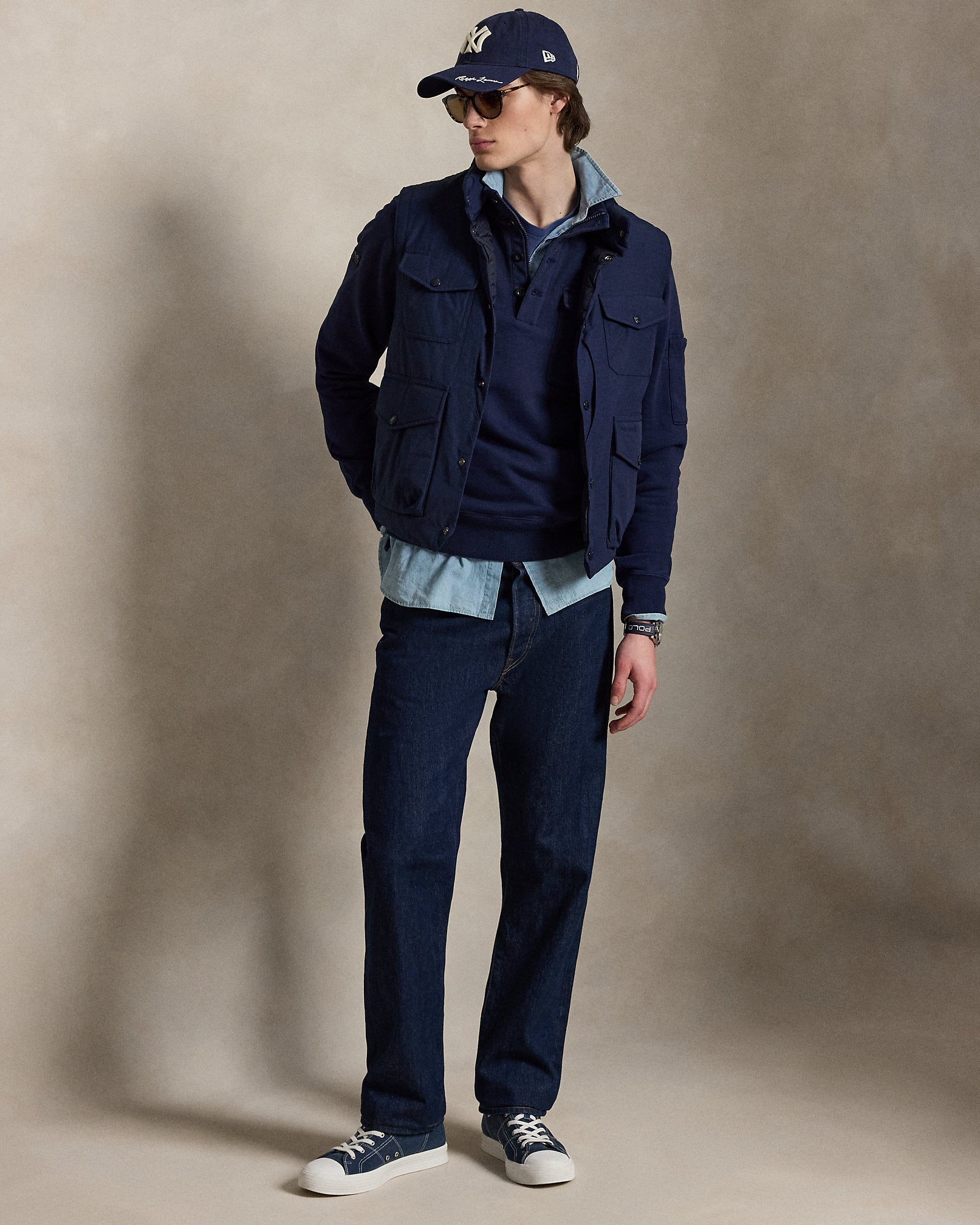 Ralph Lauren Loopback Fleece Utility Sweatshirt