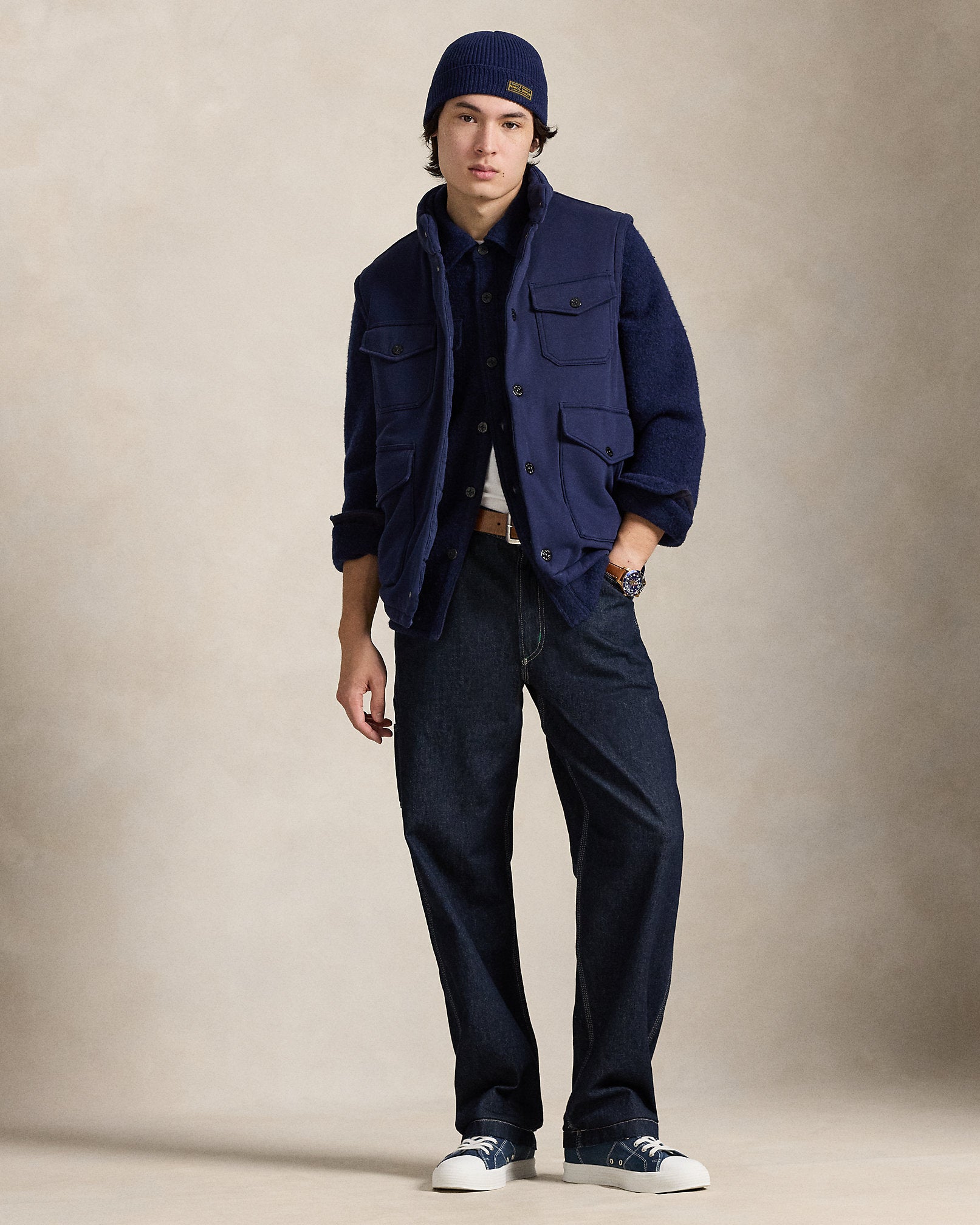 Ralph Lauren Loopback Fleece Utility Vest