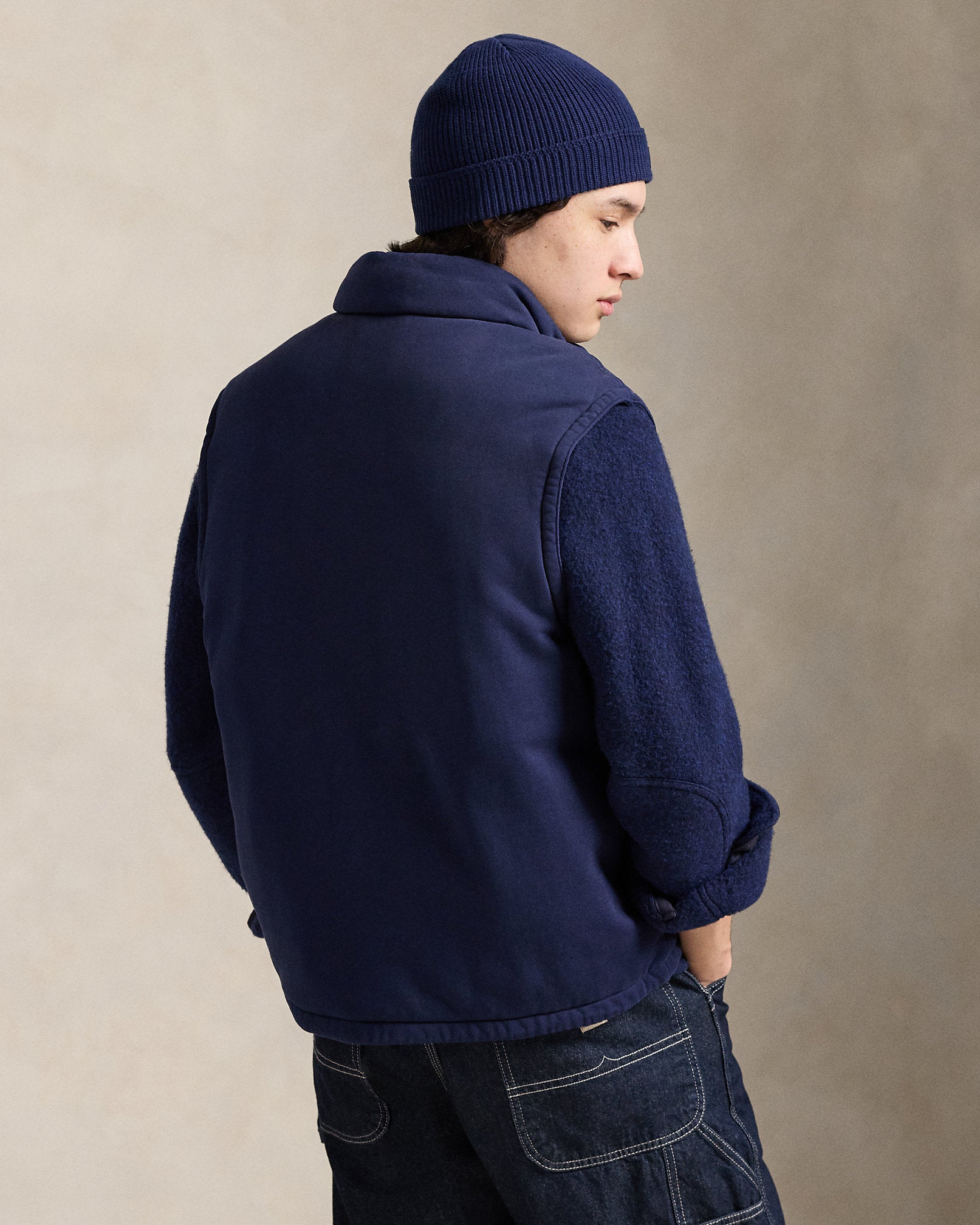Ralph Lauren Loopback Fleece Utility Vest