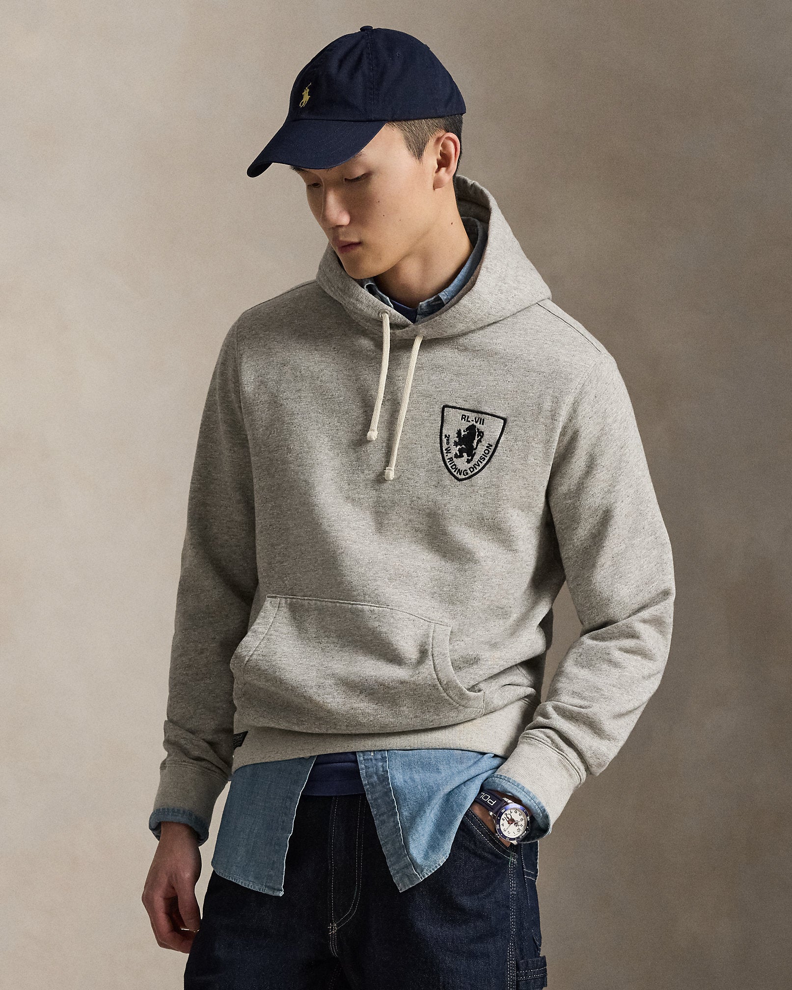 Ralph Lauren Embroidered Fleece Hoodie