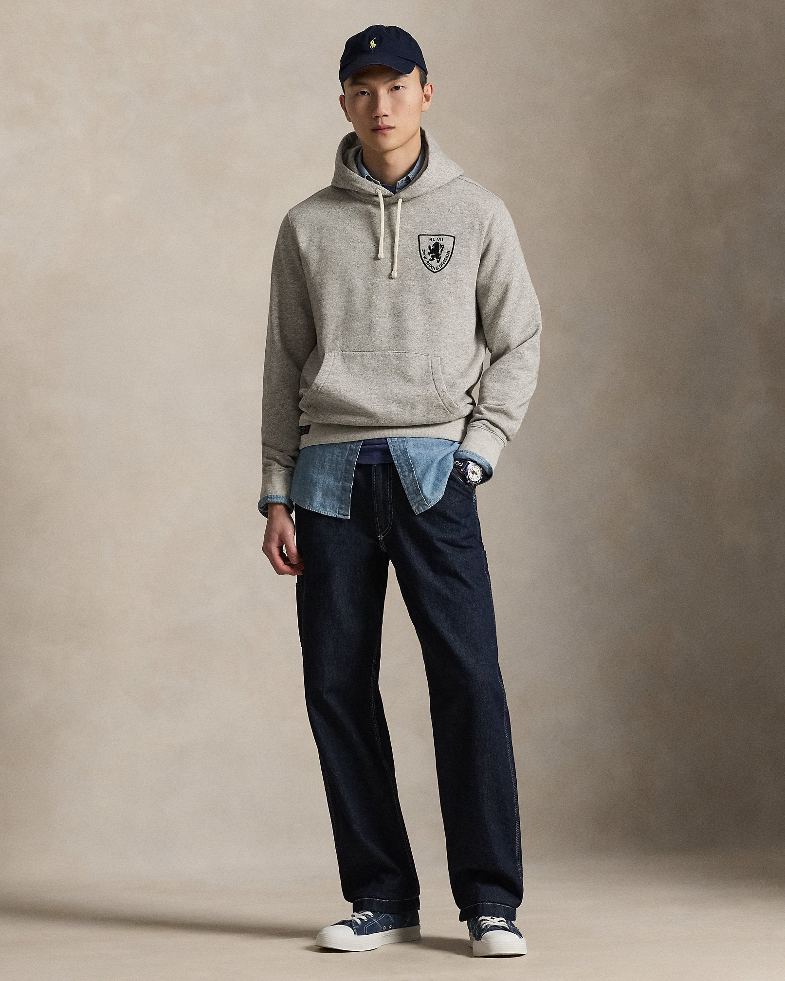 Ralph Lauren Embroidered Fleece Hoodie