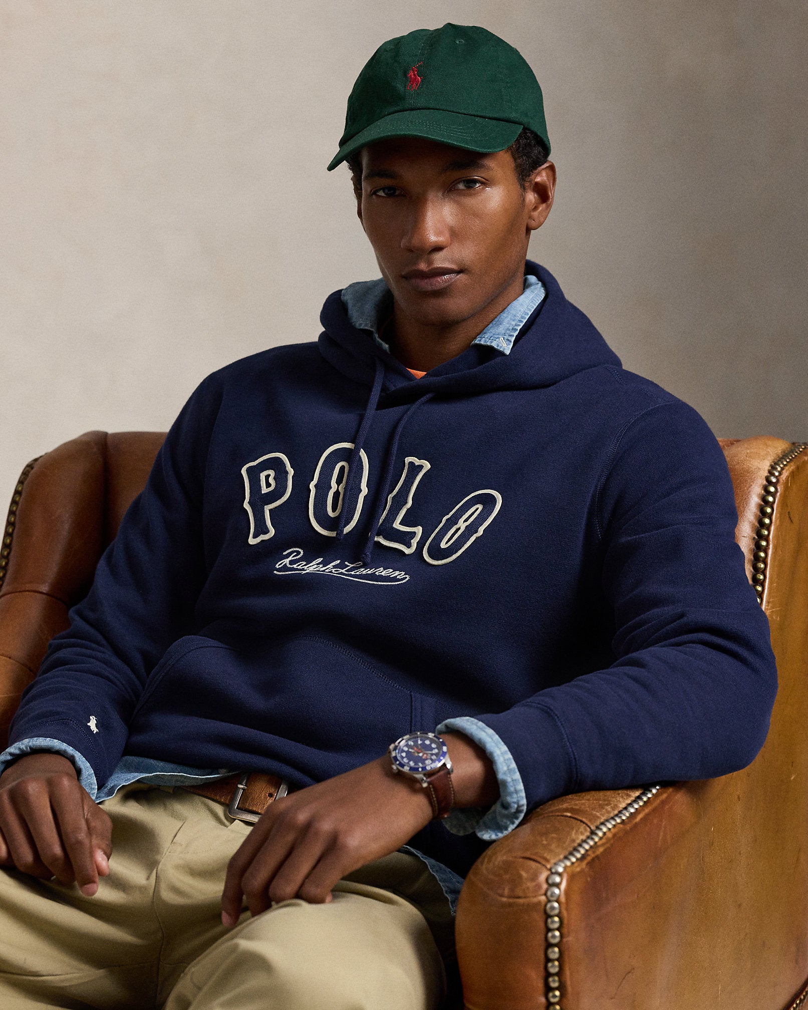 Ralph Lauren The RL Fleece WesternLogo Hoodie
