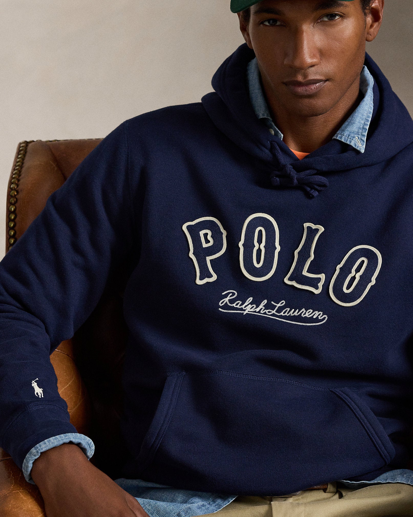 Ralph Lauren The RL Fleece WesternLogo Hoodie