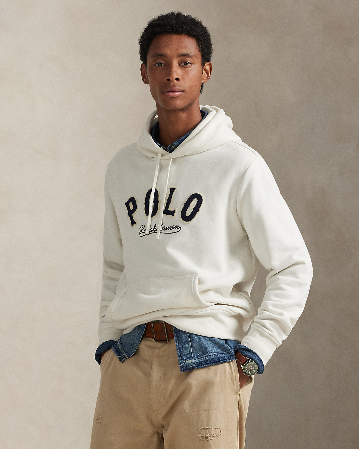 Ralph Lauren The RL Fleece WesternLogo Hoodie