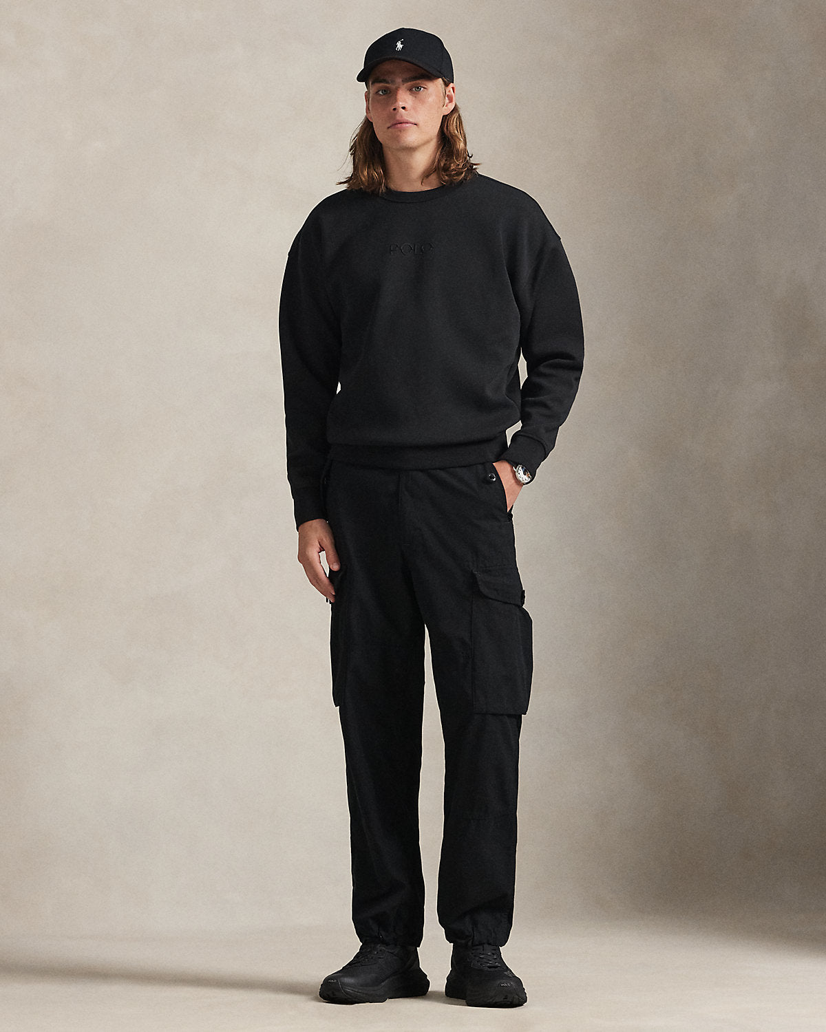 Ralph Lauren Relaxed Fit Logo DoubleKnit Sweatshirt