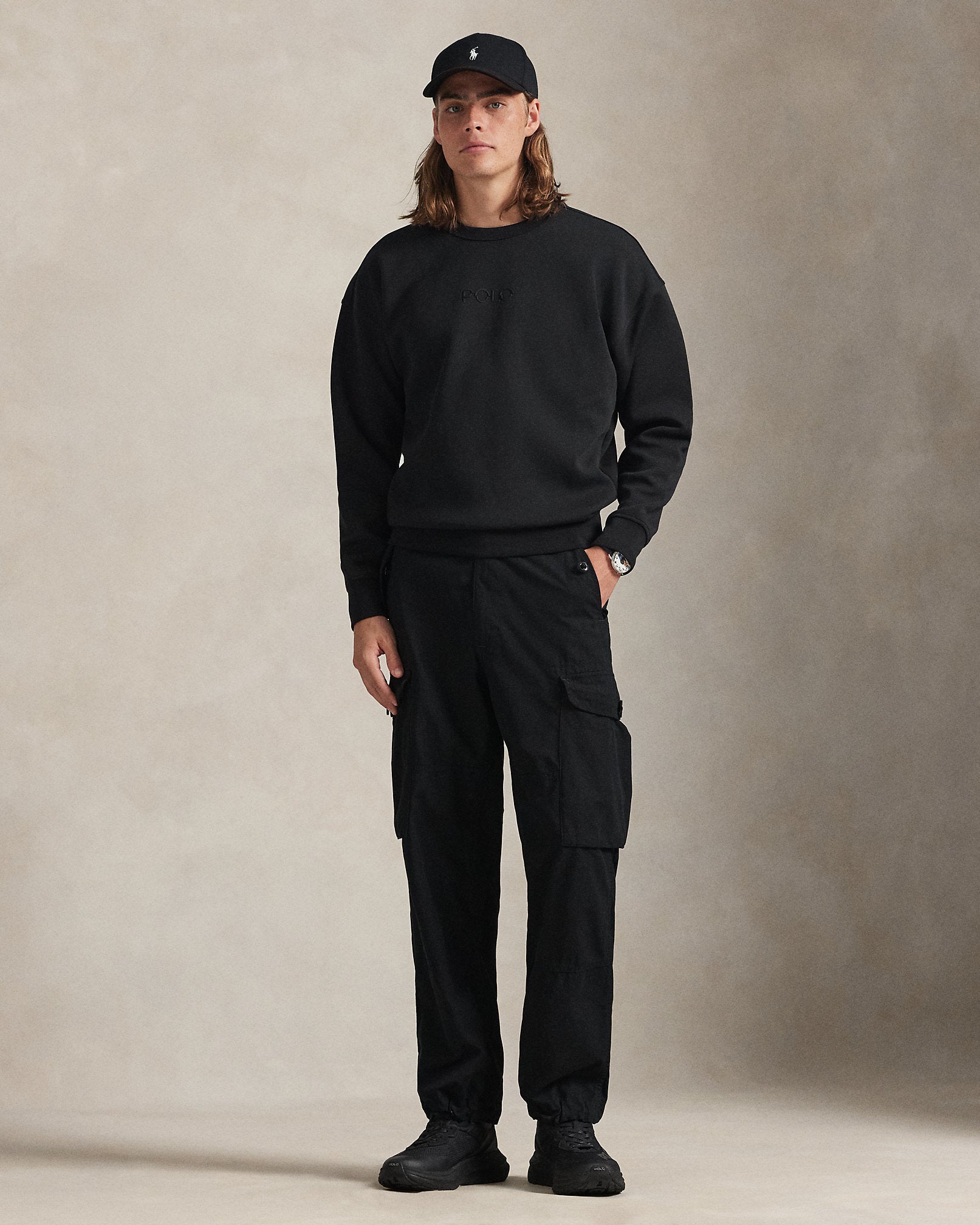 Ralph Lauren Relaxed Fit Logo DoubleKnit Sweatshirt