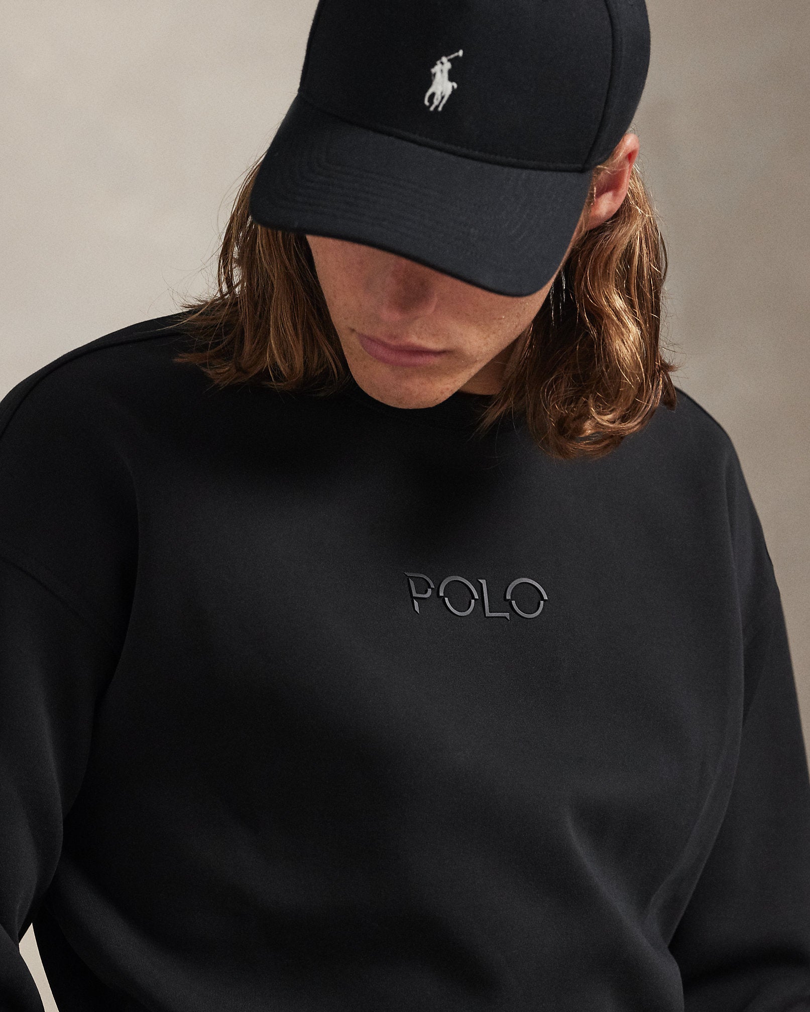 Ralph Lauren Relaxed Fit Logo DoubleKnit Sweatshirt