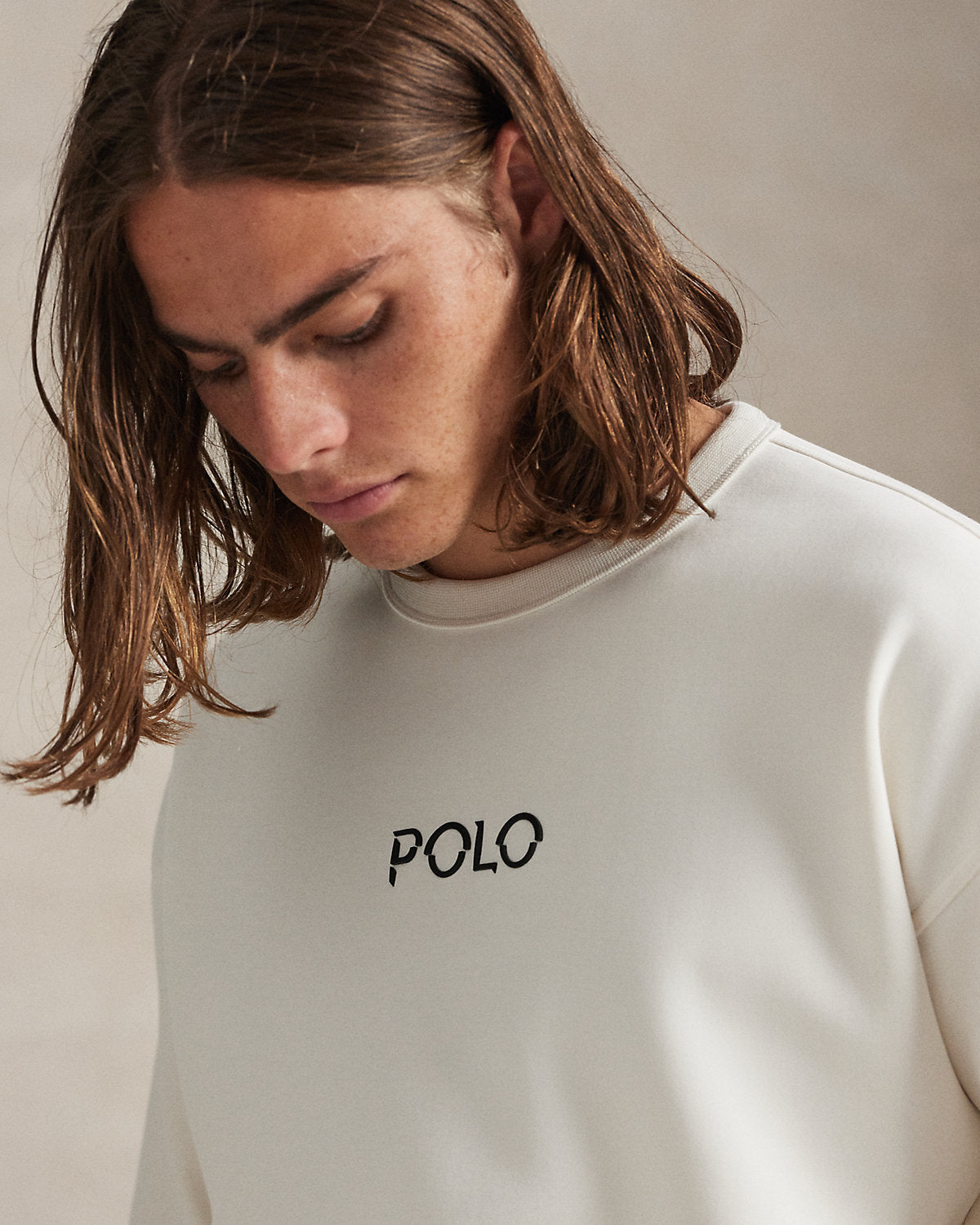 Ralph Lauren Relaxed Fit Logo DoubleKnit Sweatshirt