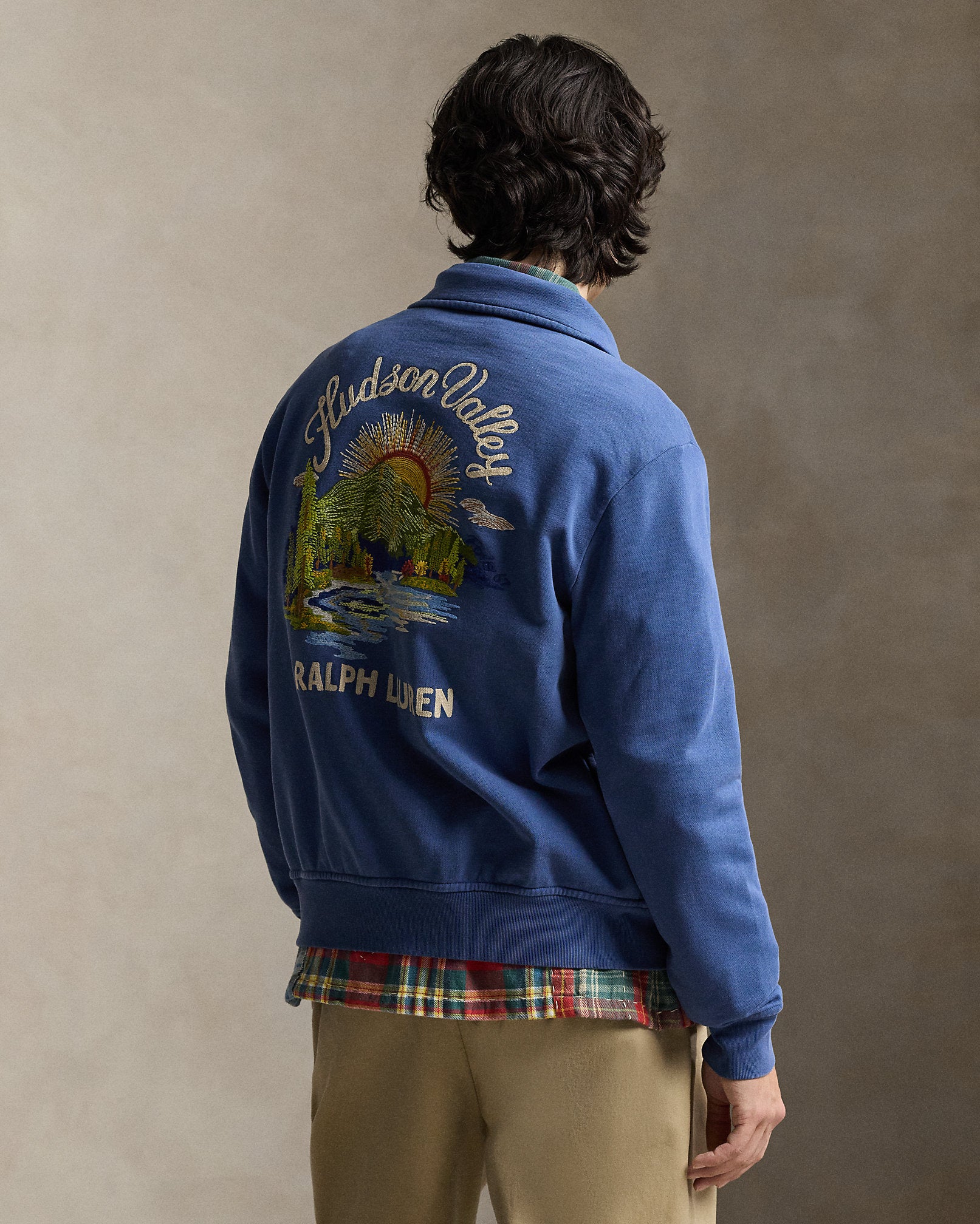 Ralph Lauren Embroidered Loopback Fleece Jacket
