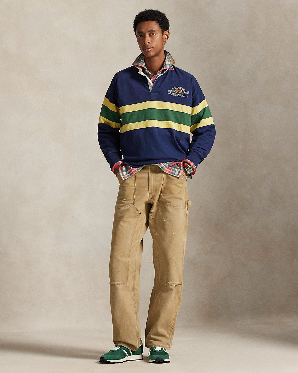 Ralph Lauren Vintage Fit Embroidered Rugby Shirt