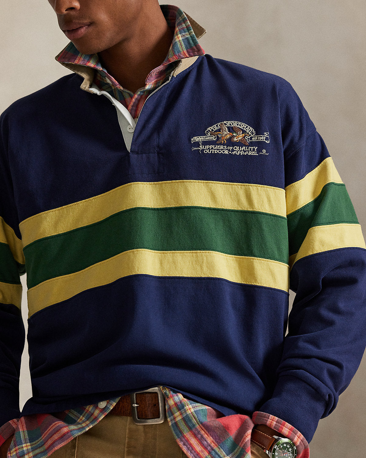Ralph Lauren Vintage Fit Embroidered Rugby Shirt