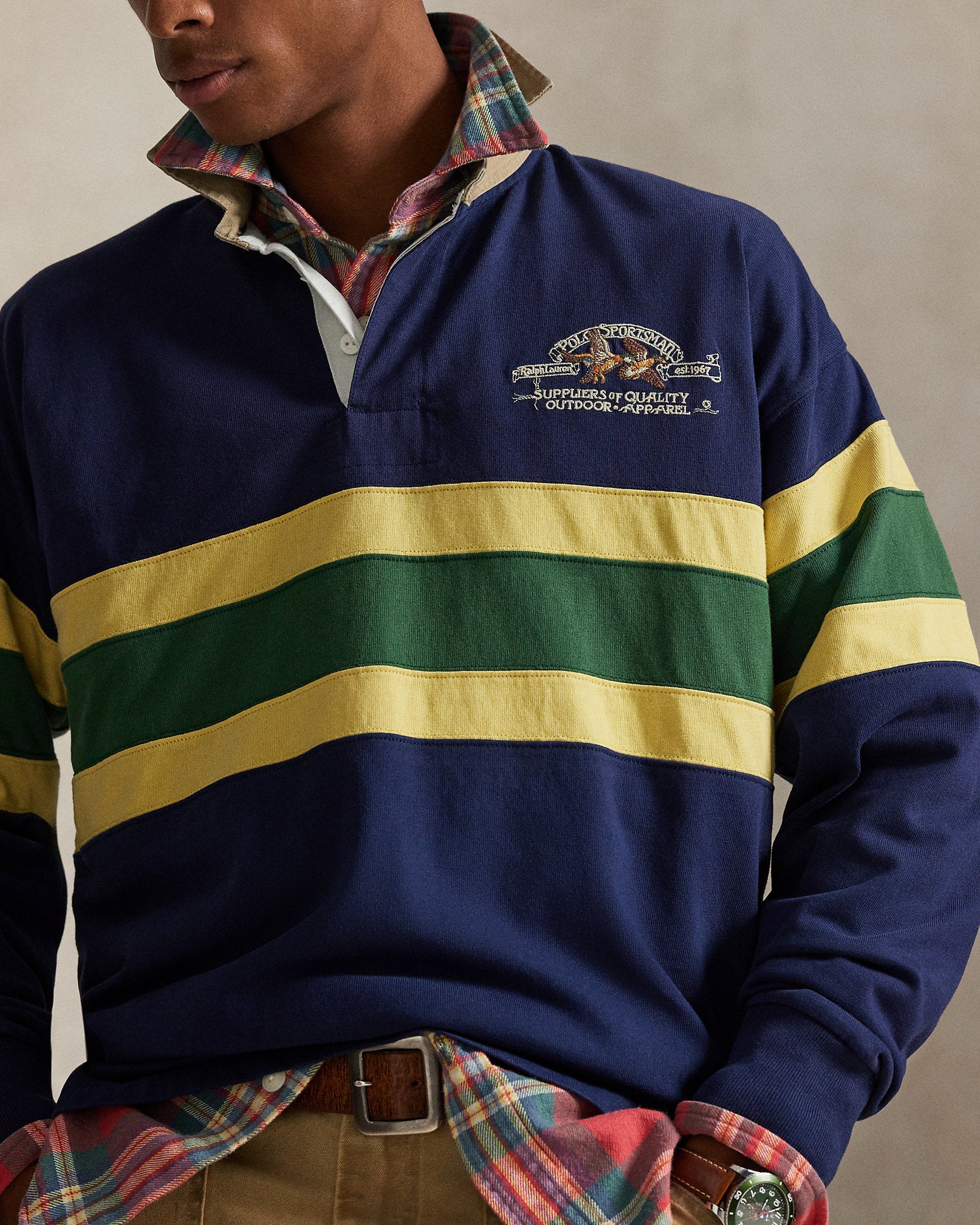 Ralph Lauren Vintage Fit Embroidered Rugby Shirt