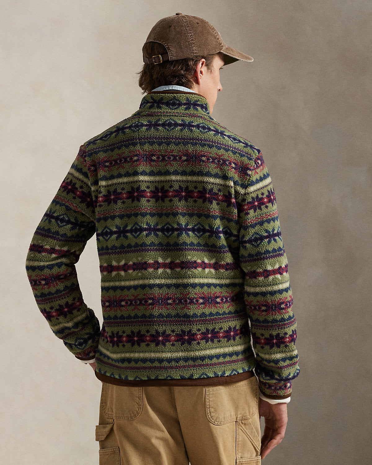 Ralph Lauren Fair IsleInspired Fleece Pullover