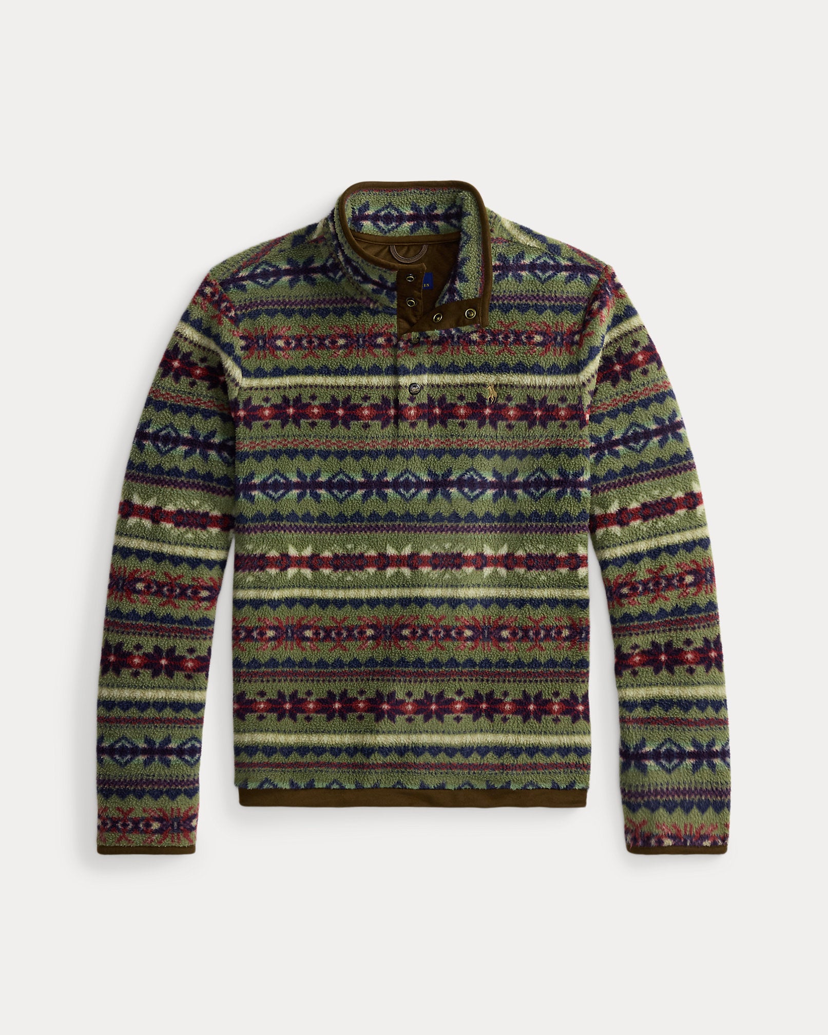 Ralph Lauren Fair IsleInspired Fleece Pullover