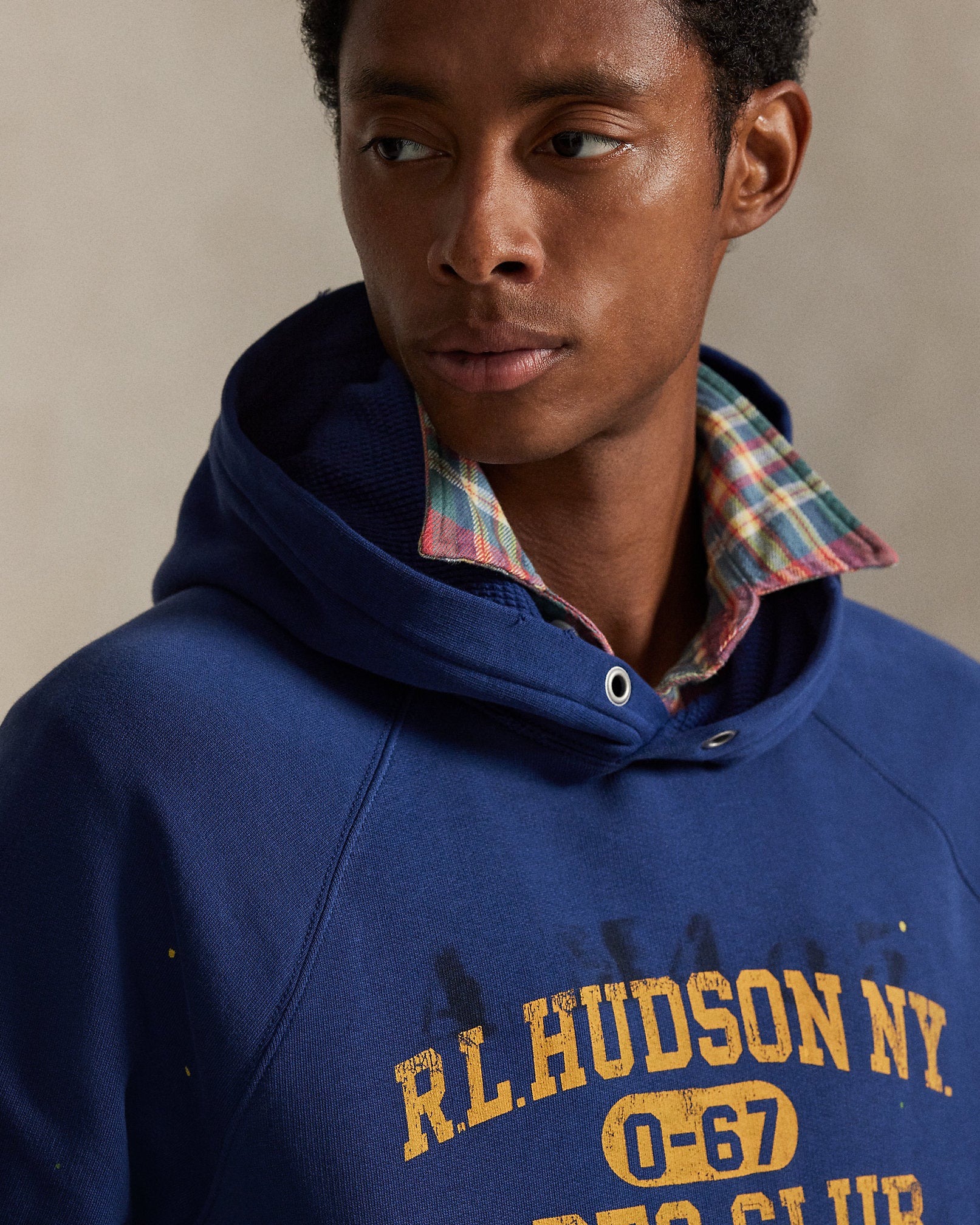 Ralph Lauren Vintage Fit Fleece Graphic Hoodie