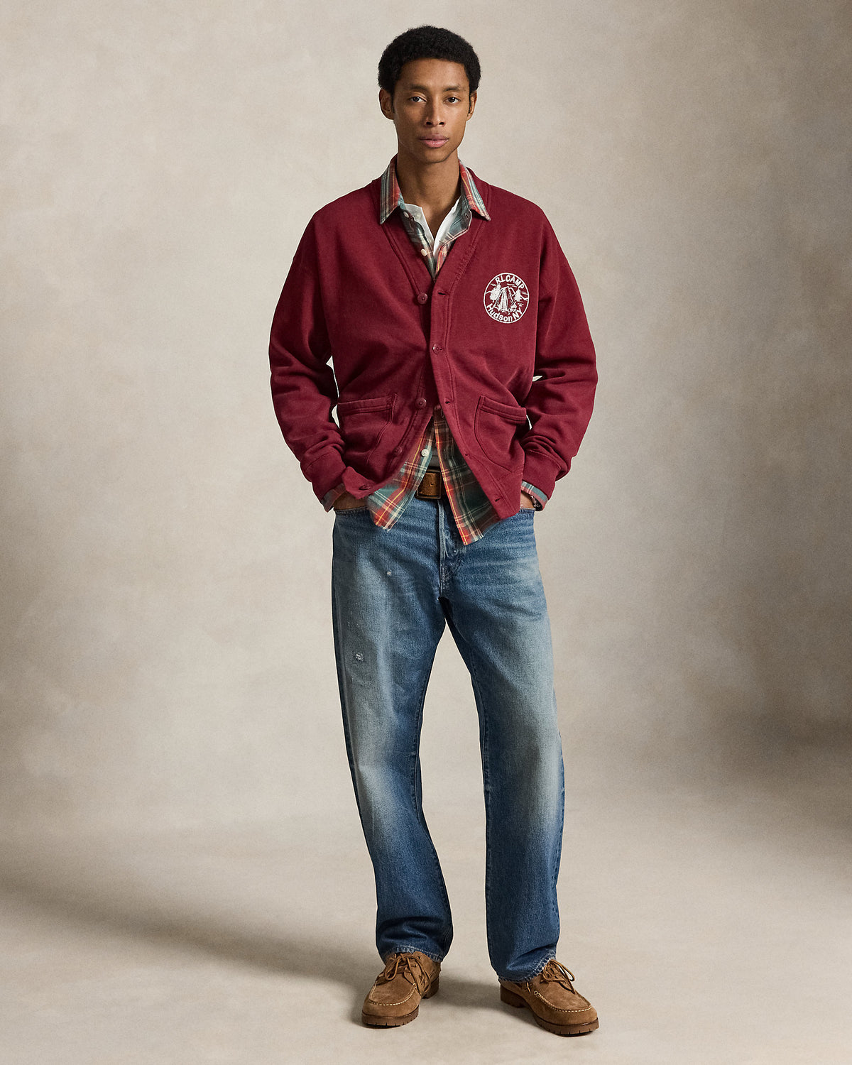 Ralph Lauren Vintage Fit Fleece Cardigan