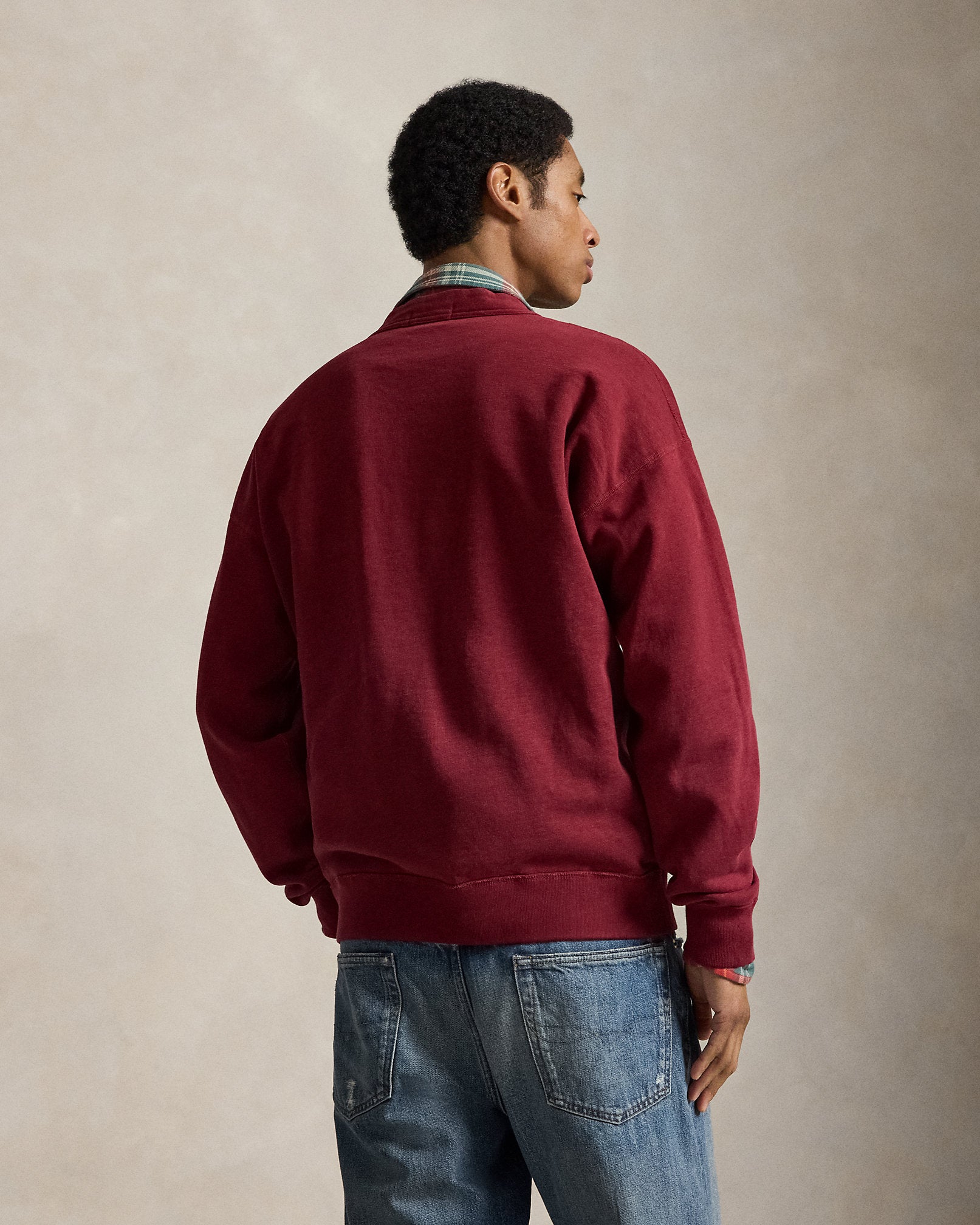 Ralph Lauren Vintage Fit Fleece Cardigan