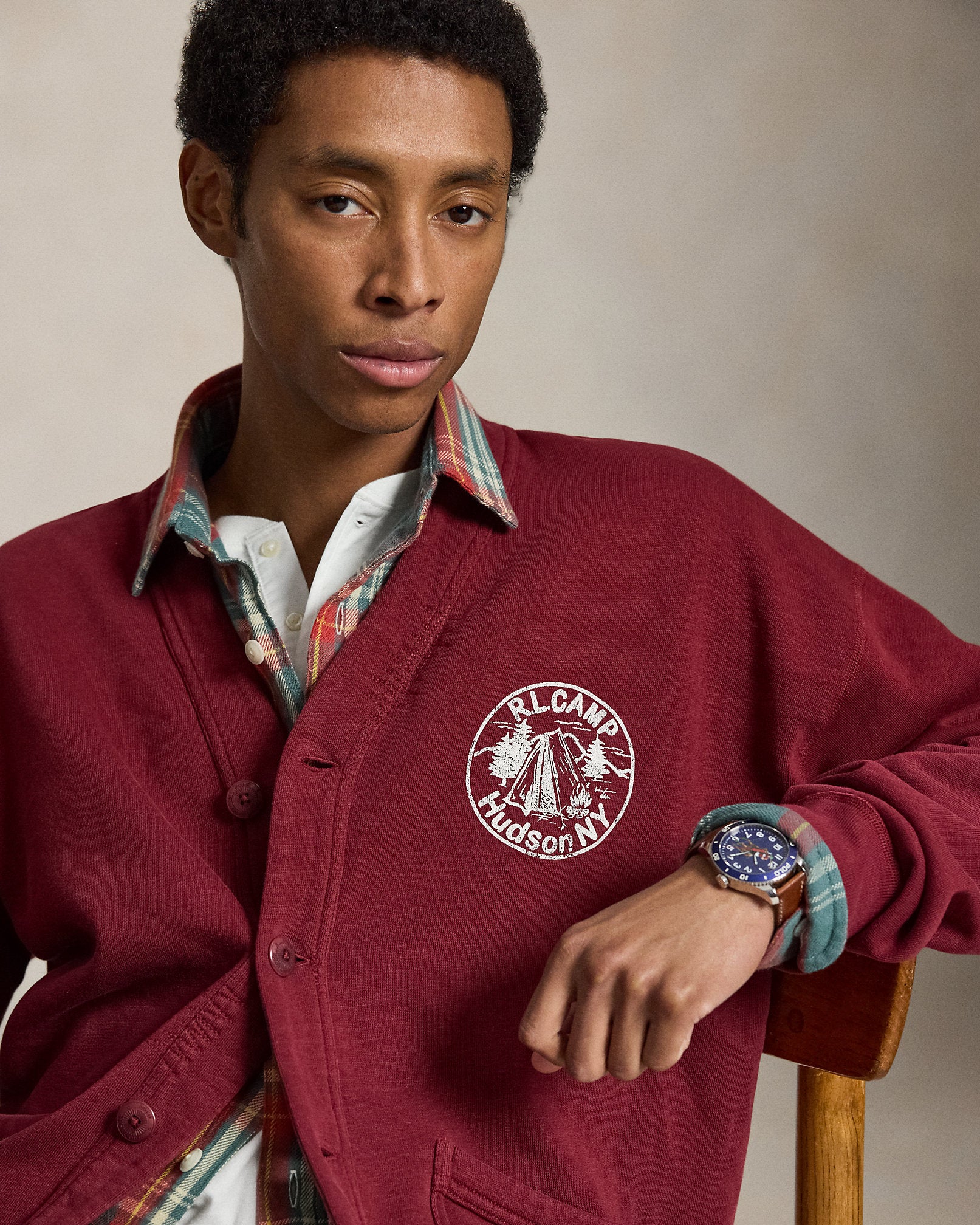 Ralph Lauren Vintage Fit Fleece Cardigan