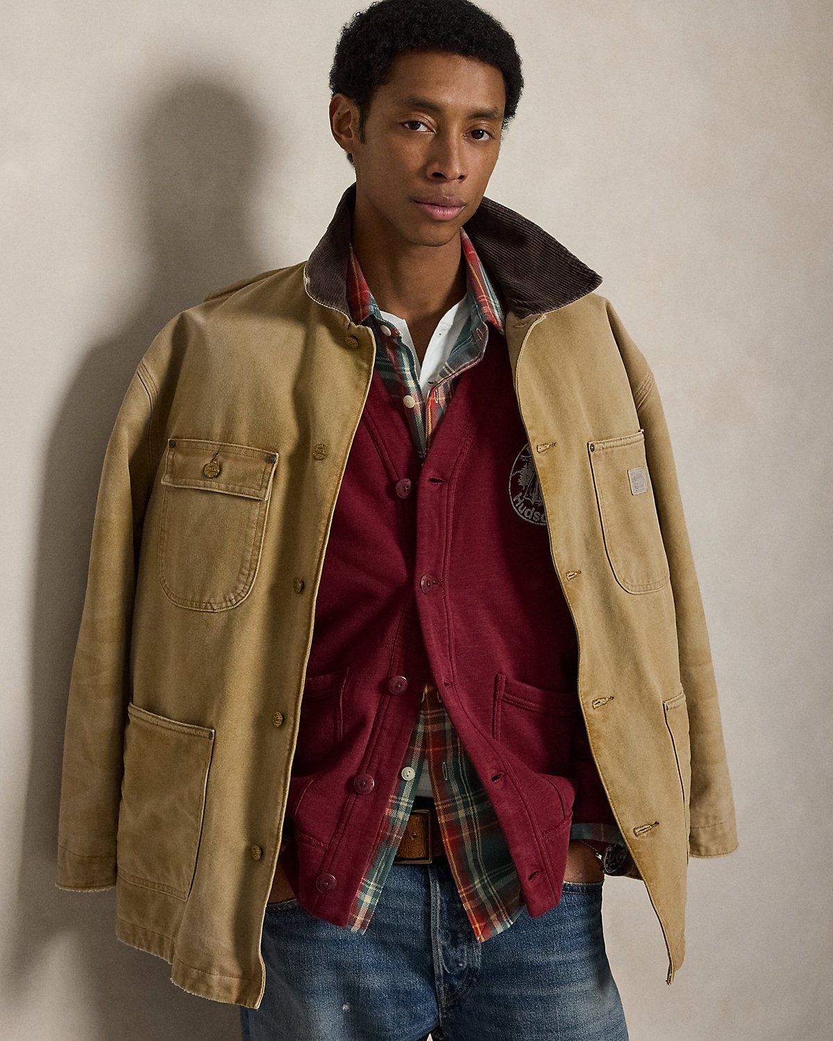 Ralph Lauren Vintage Fit Fleece Cardigan