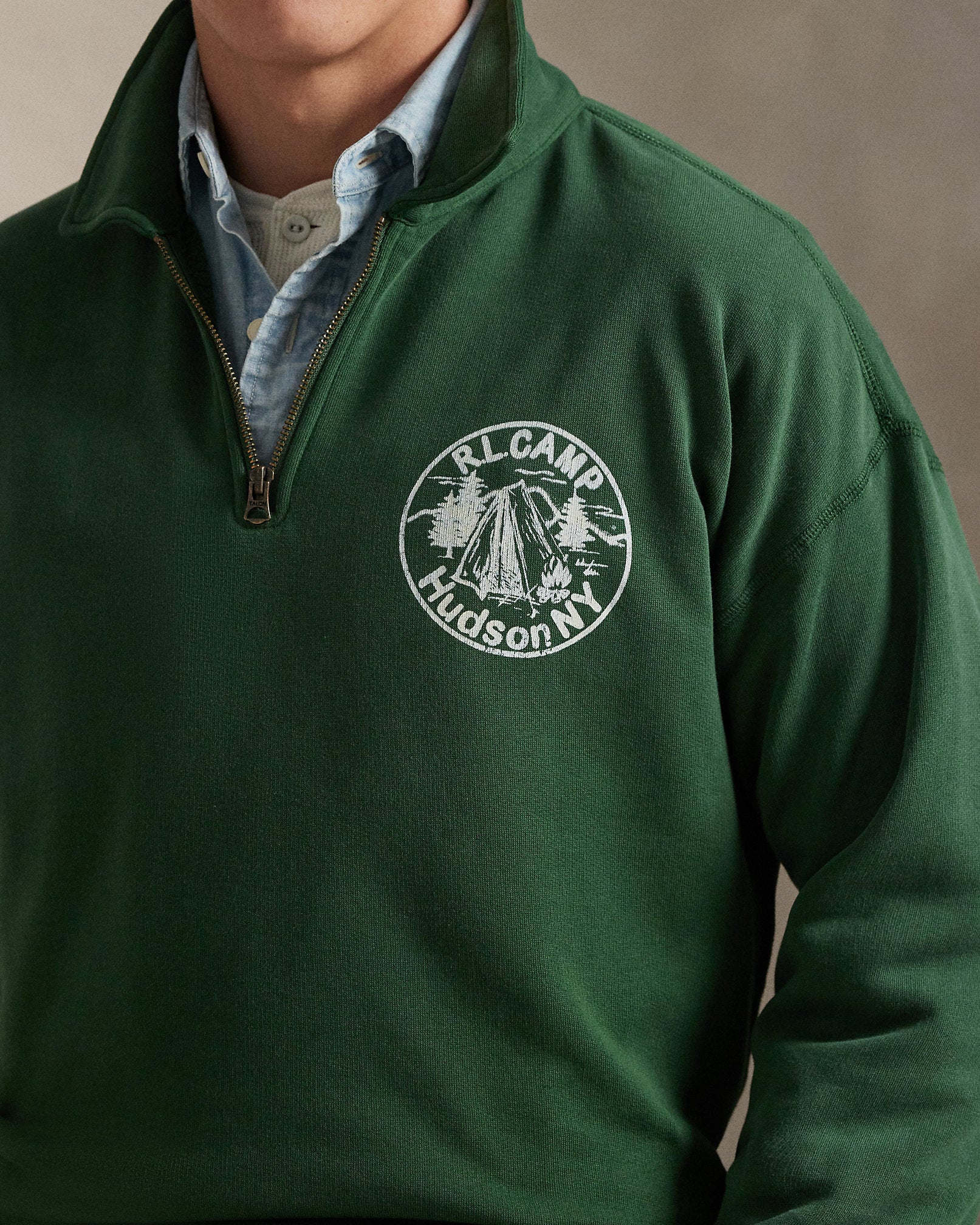 Ralph Lauren Vintage Fit QuarterZip Sweatshirt
