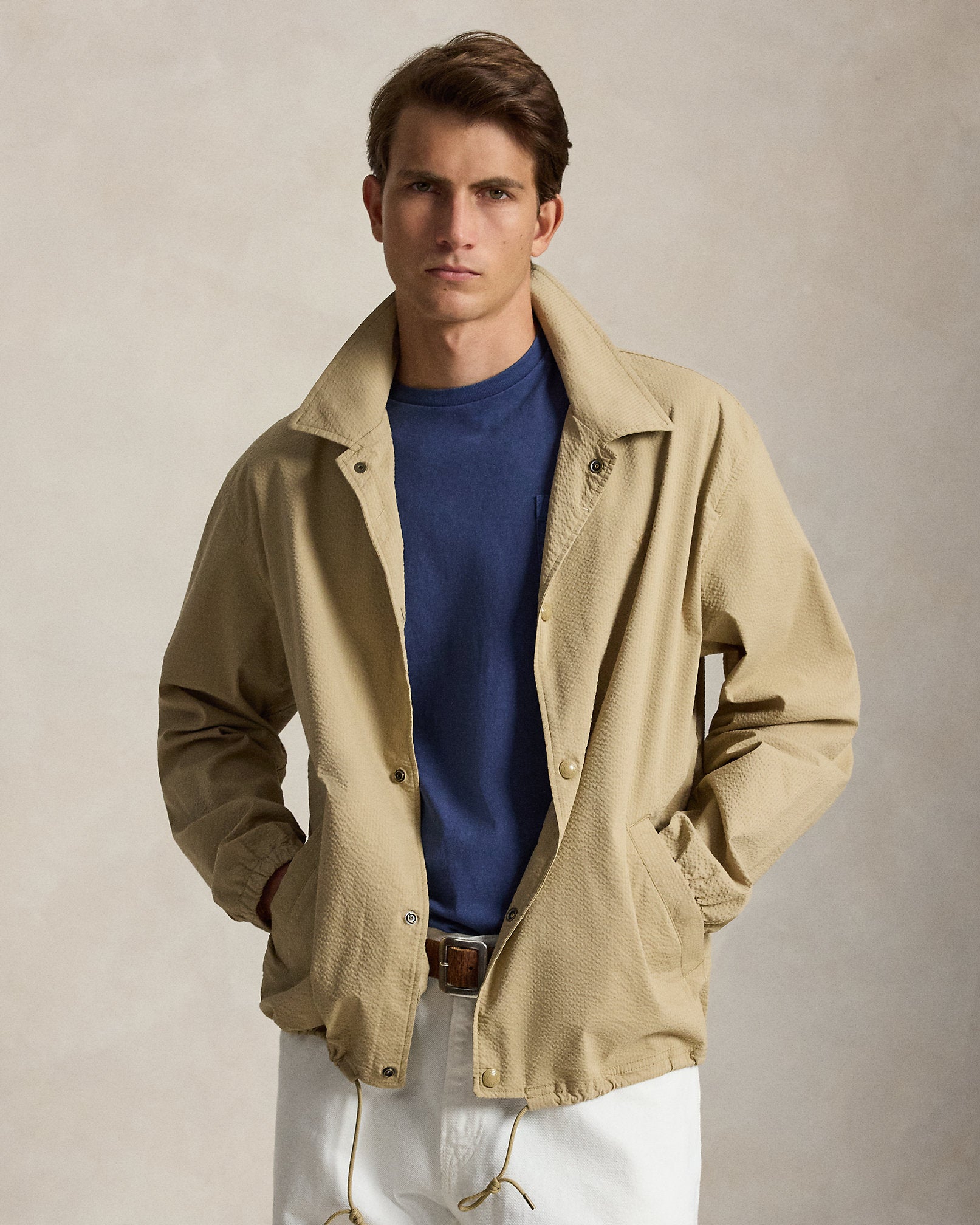 Ralph Lauren Seersucker Coachs Jacket
