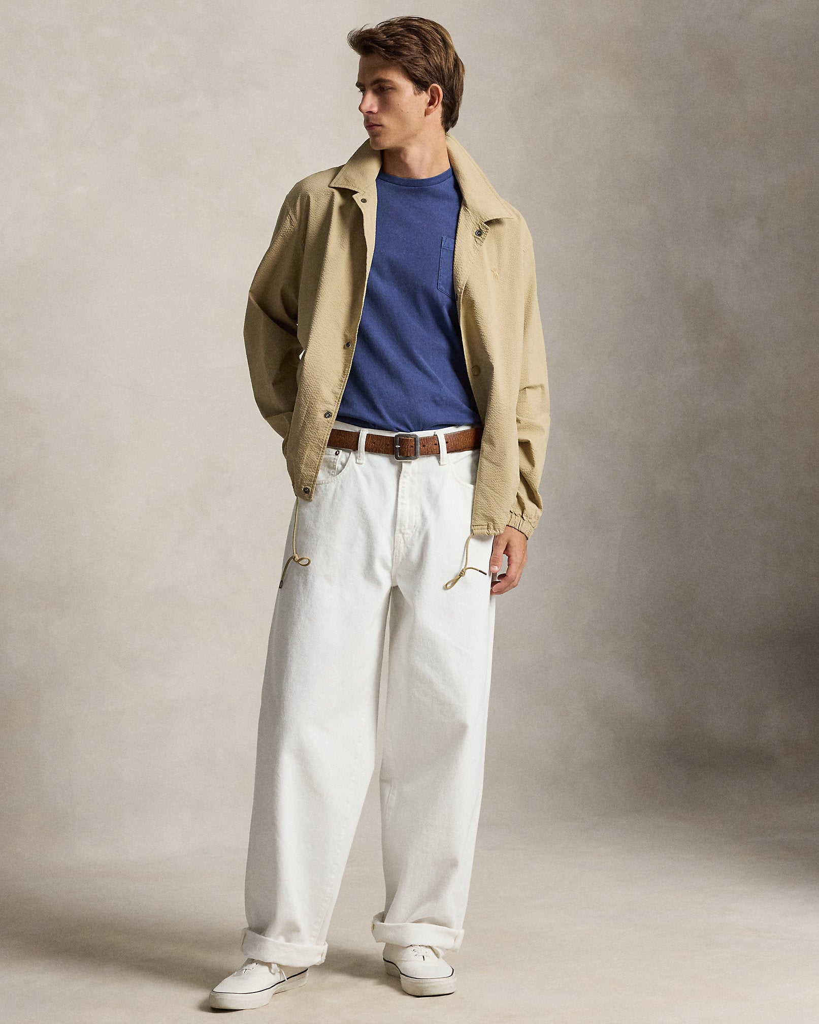 Ralph Lauren Seersucker Coachs Jacket