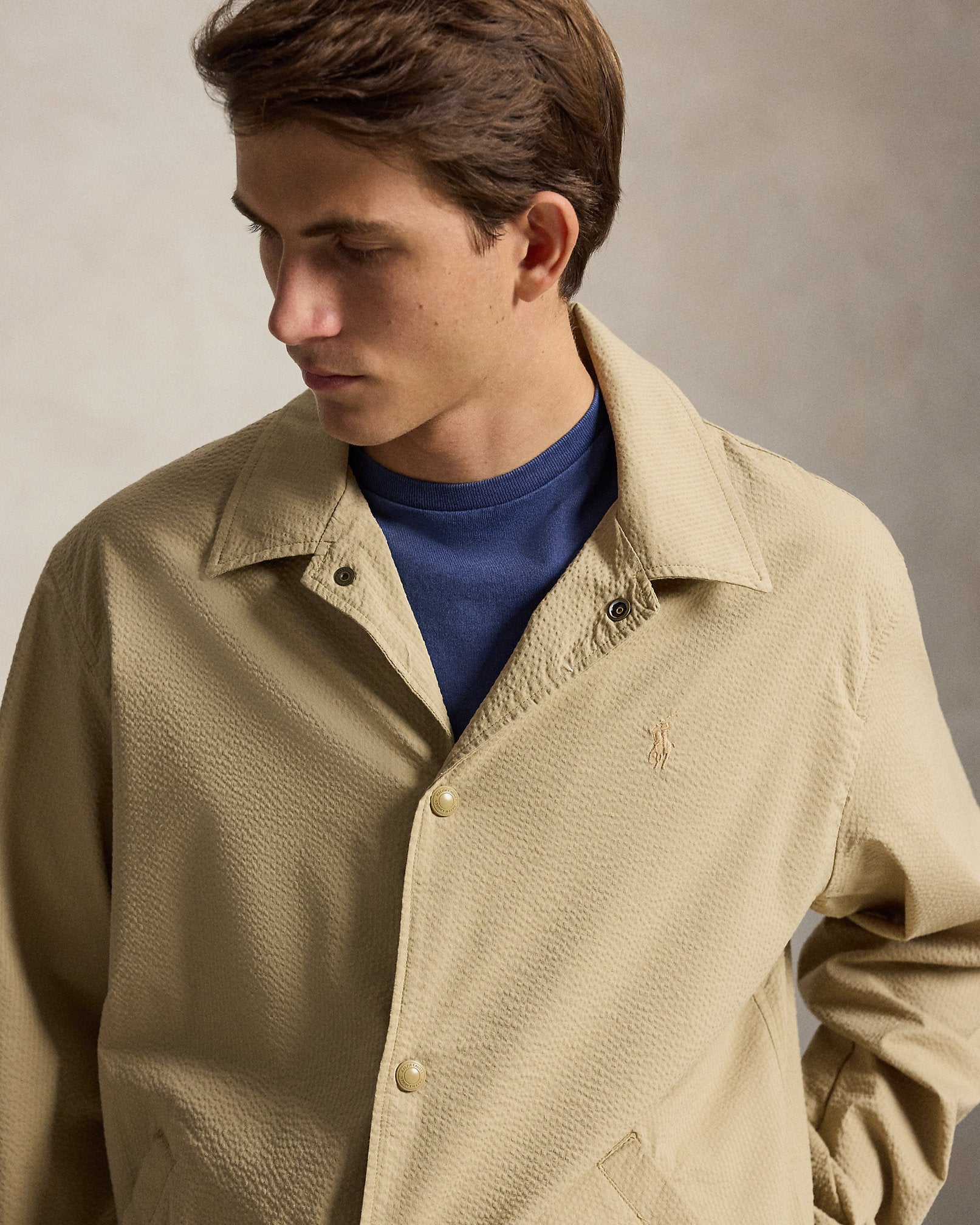 Ralph Lauren Seersucker Coachs Jacket