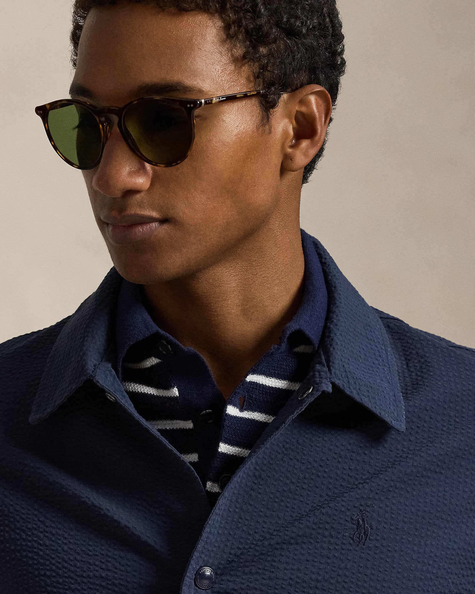 Ralph Lauren Seersucker Coachs Jacket