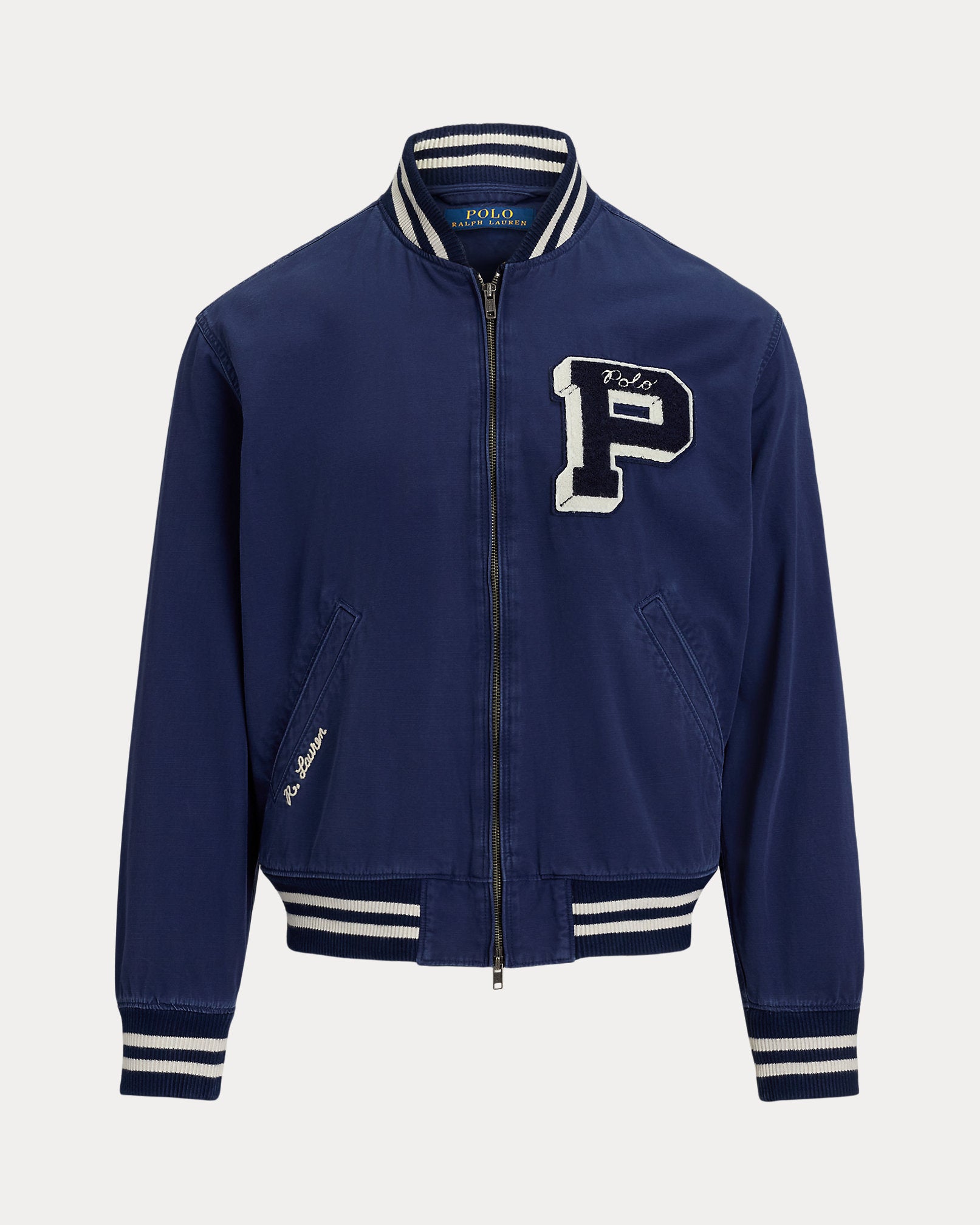 Ralph Lauren Embroidered Canvas Track Jacket