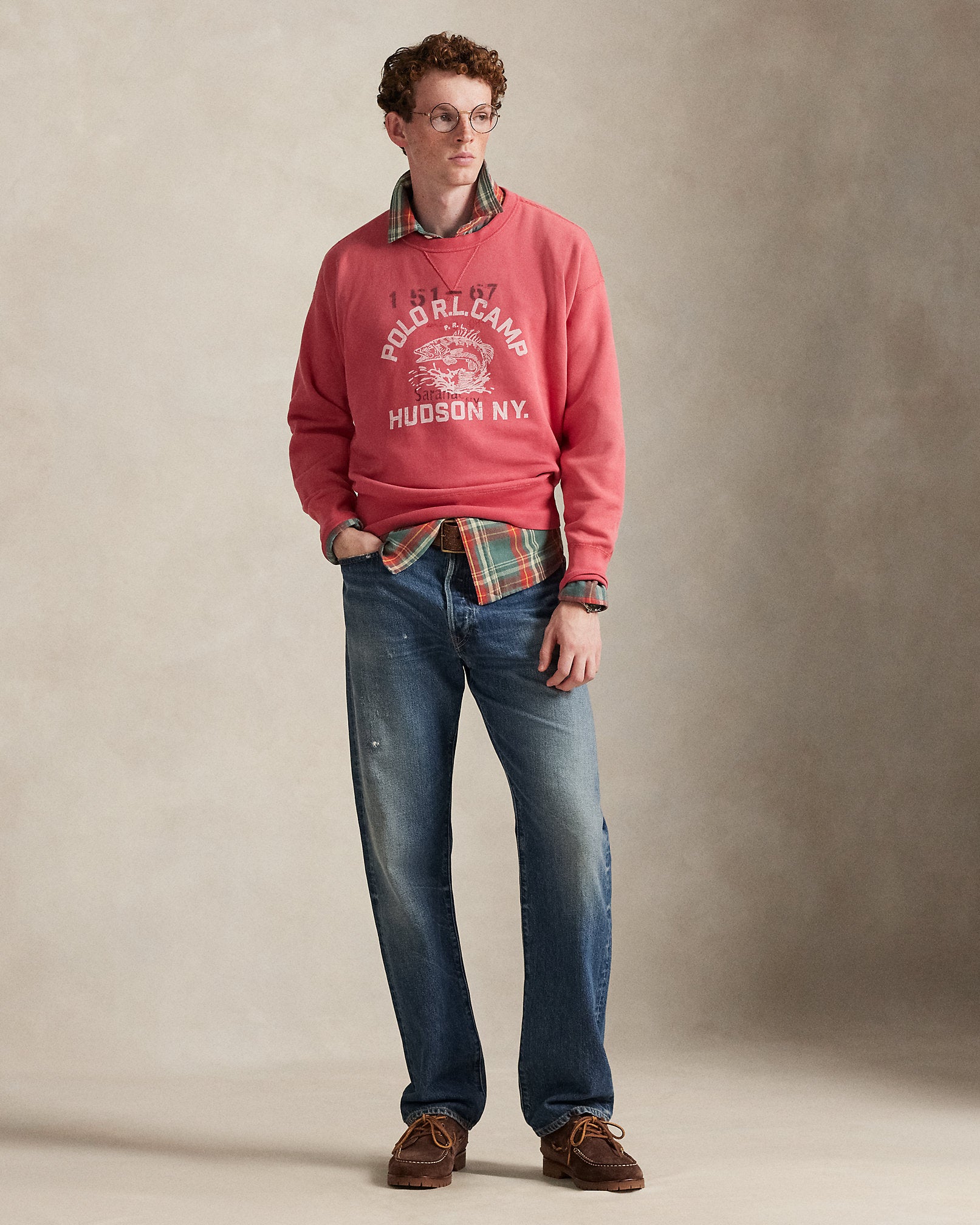 Ralph Lauren Vintage Fit Fleece Graphic Sweatshirt