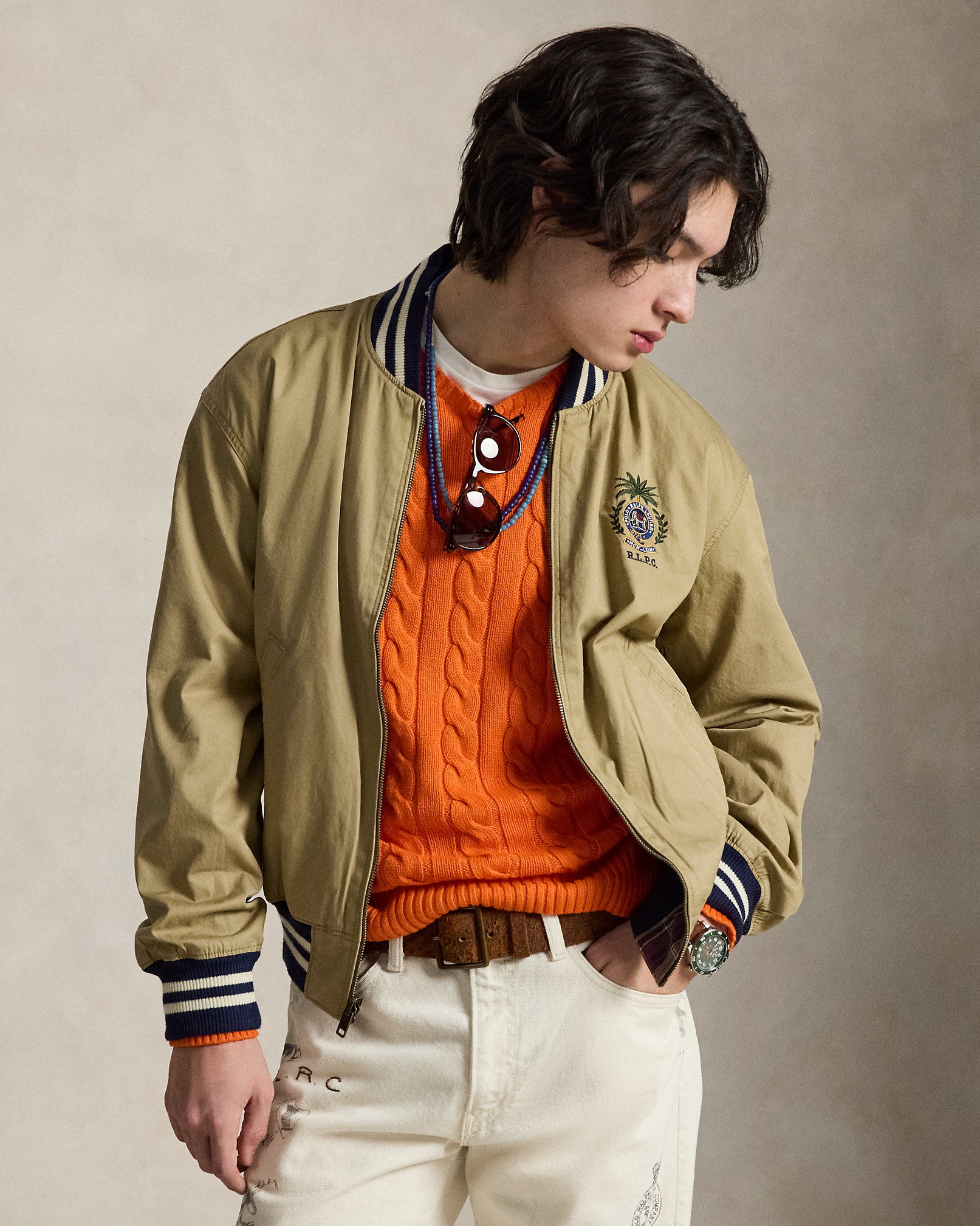 Ralph Lauren Reversible TwillMadras Track Jacket