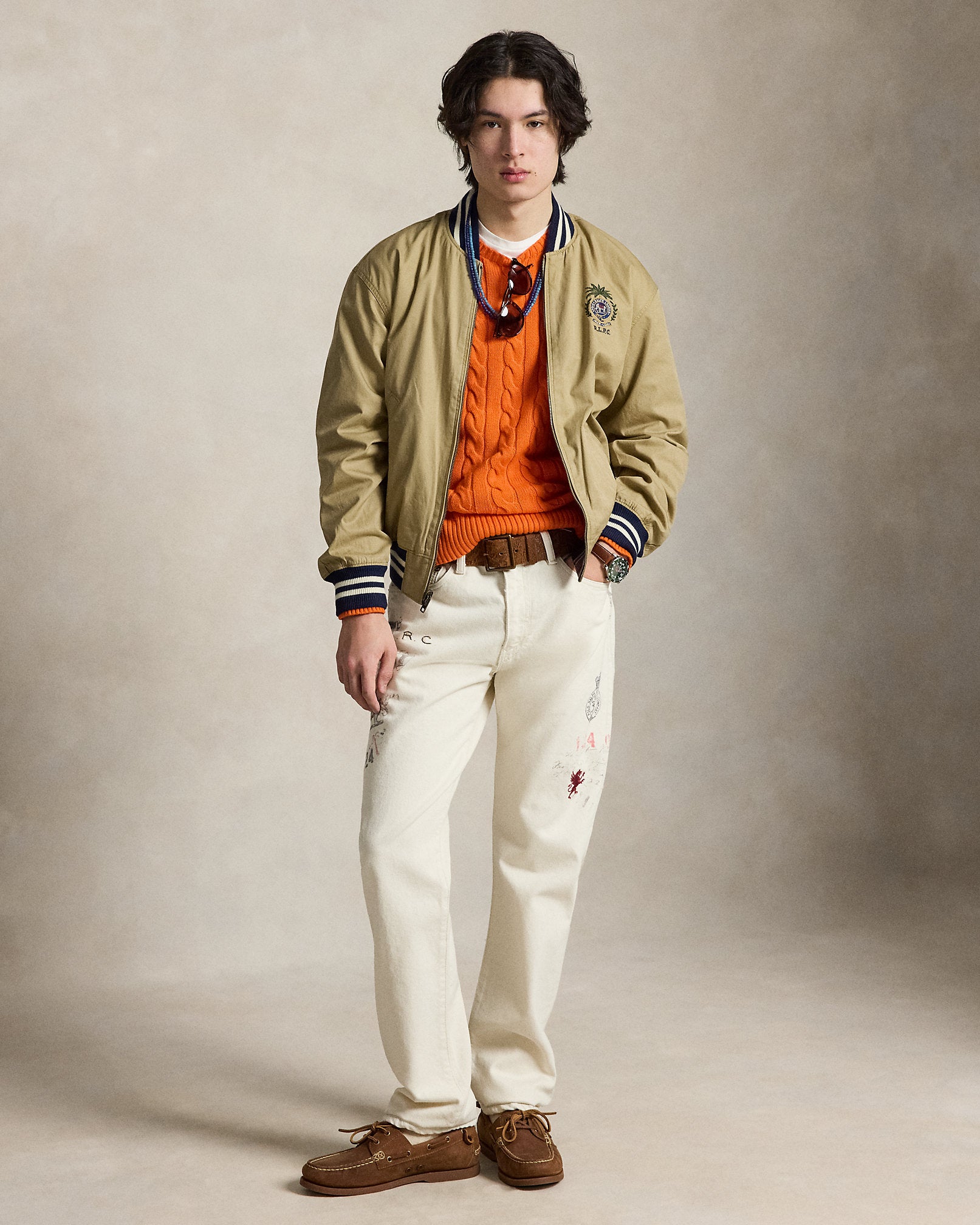 Ralph Lauren Reversible TwillMadras Track Jacket