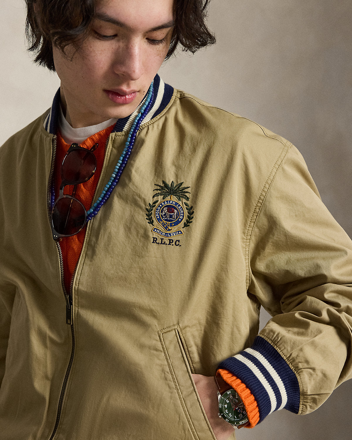Ralph Lauren Reversible TwillMadras Track Jacket