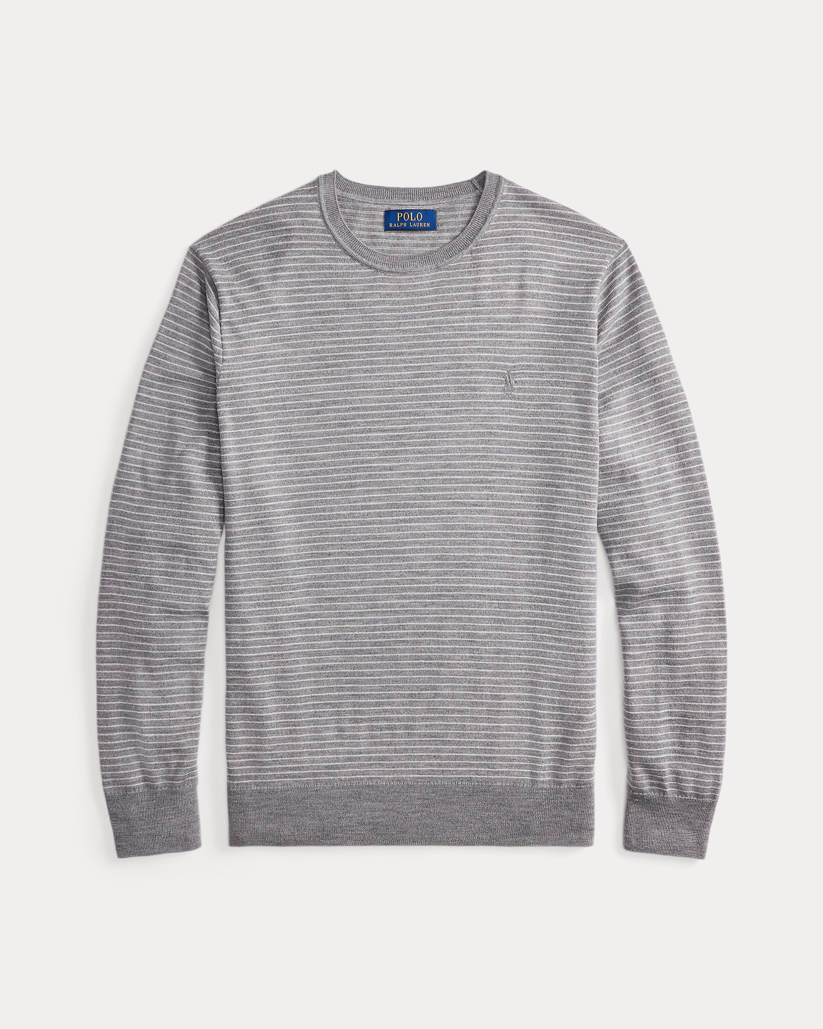 Ralph Lauren Striped Washable Wool Sweater