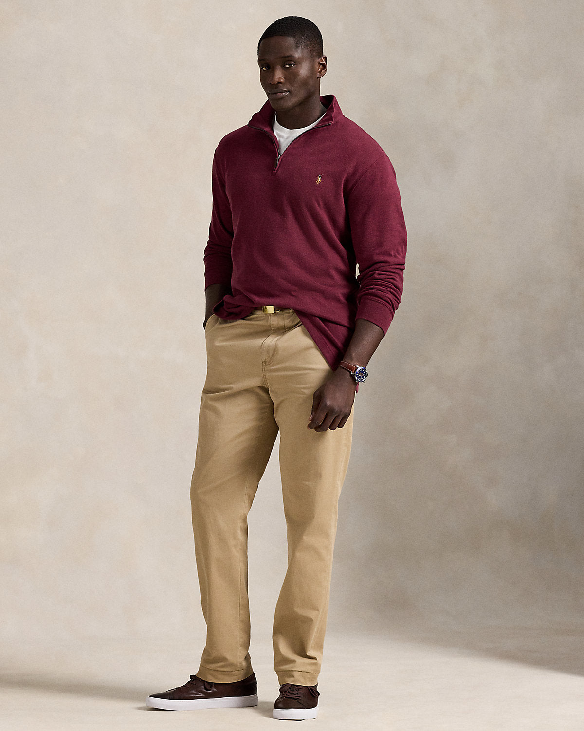 Ralph Lauren EstateRib QuarterZip Pullover