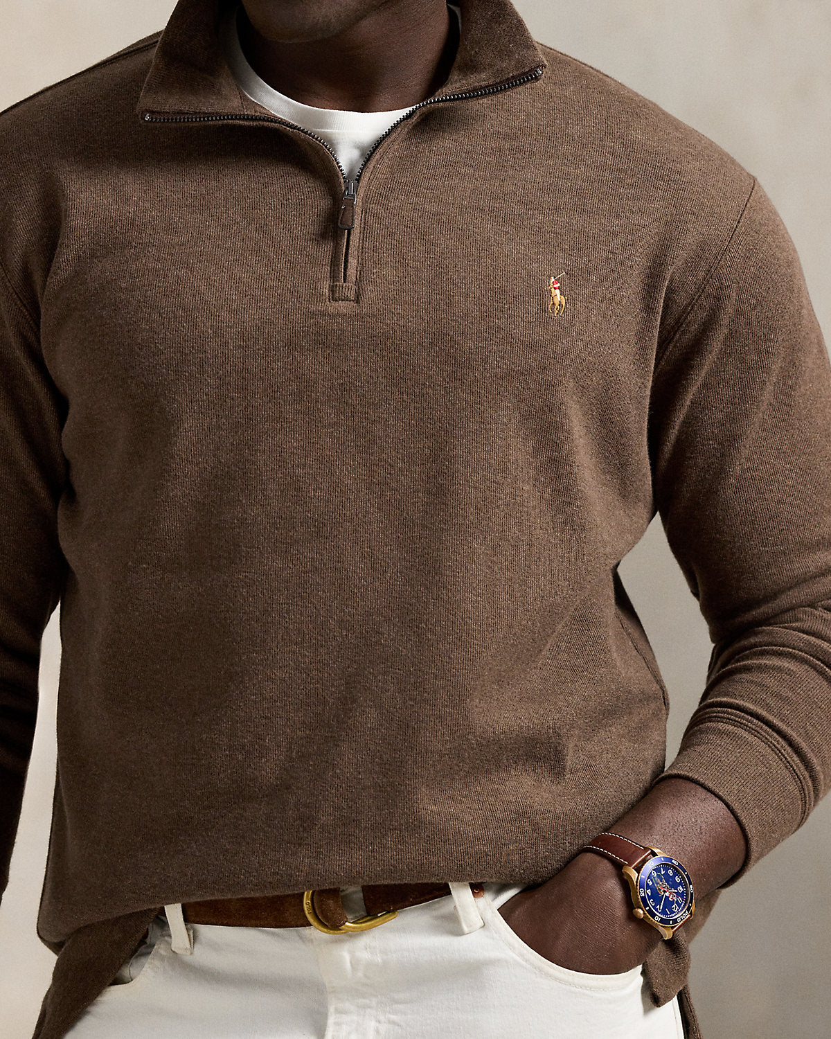 Ralph Lauren EstateRib QuarterZip Pullover