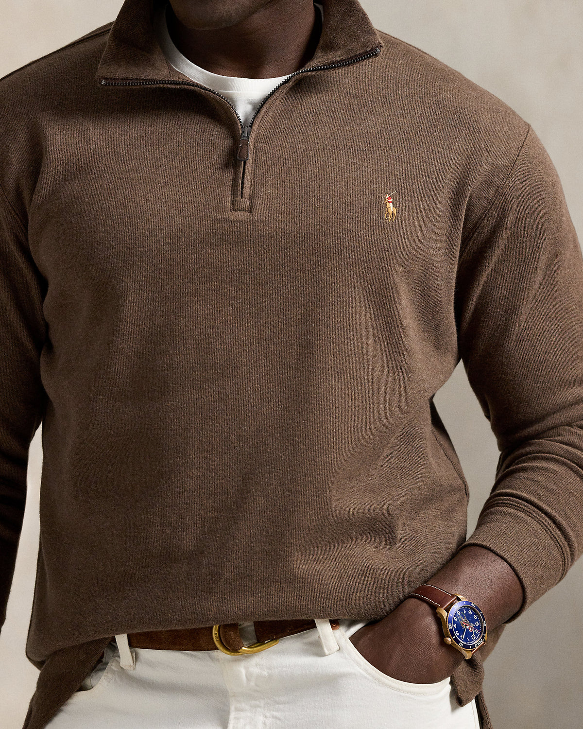 Ralph Lauren EstateRib QuarterZip Pullover