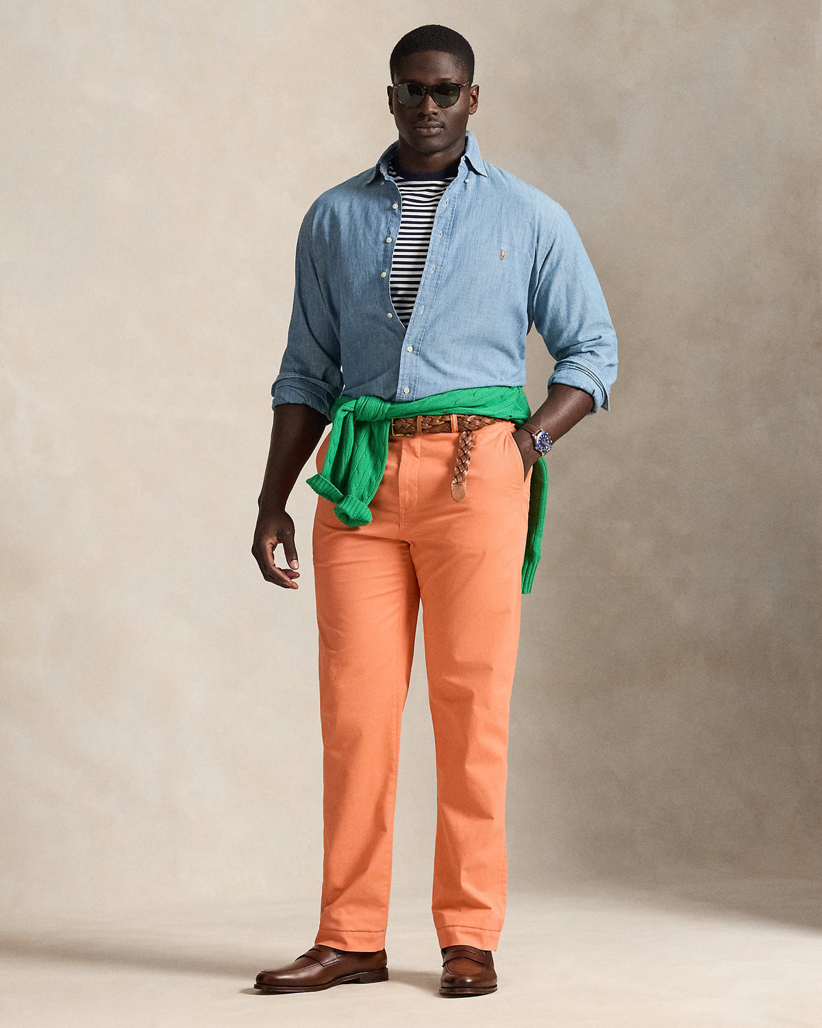 Ralph Lauren Bedford Classic Fit Washed Chino Pant