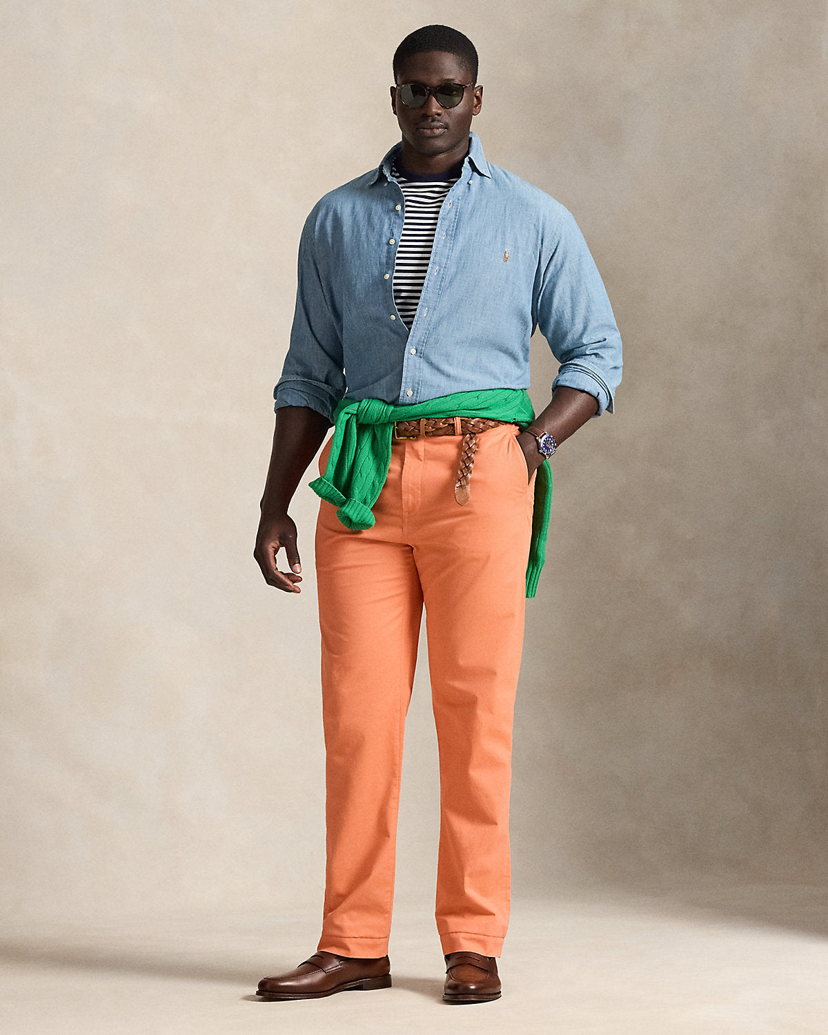 Ralph Lauren Bedford Classic Fit Washed Chino Pant