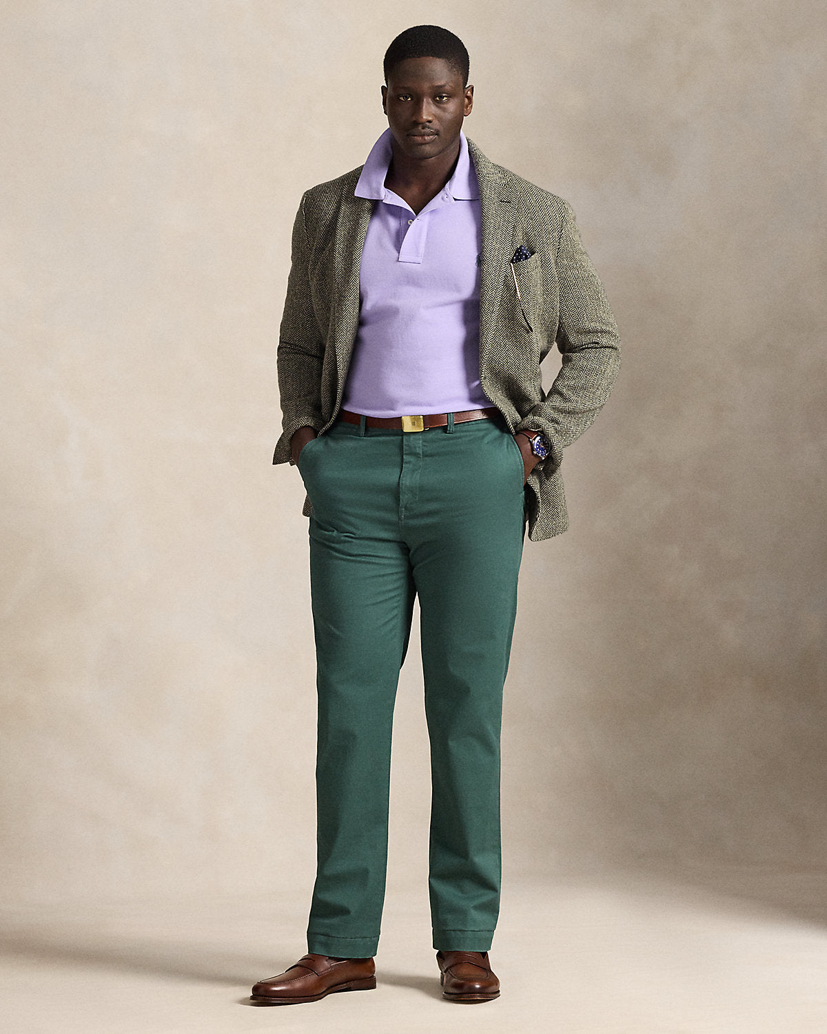 Ralph Lauren Bedford Classic Fit Washed Chino Pant